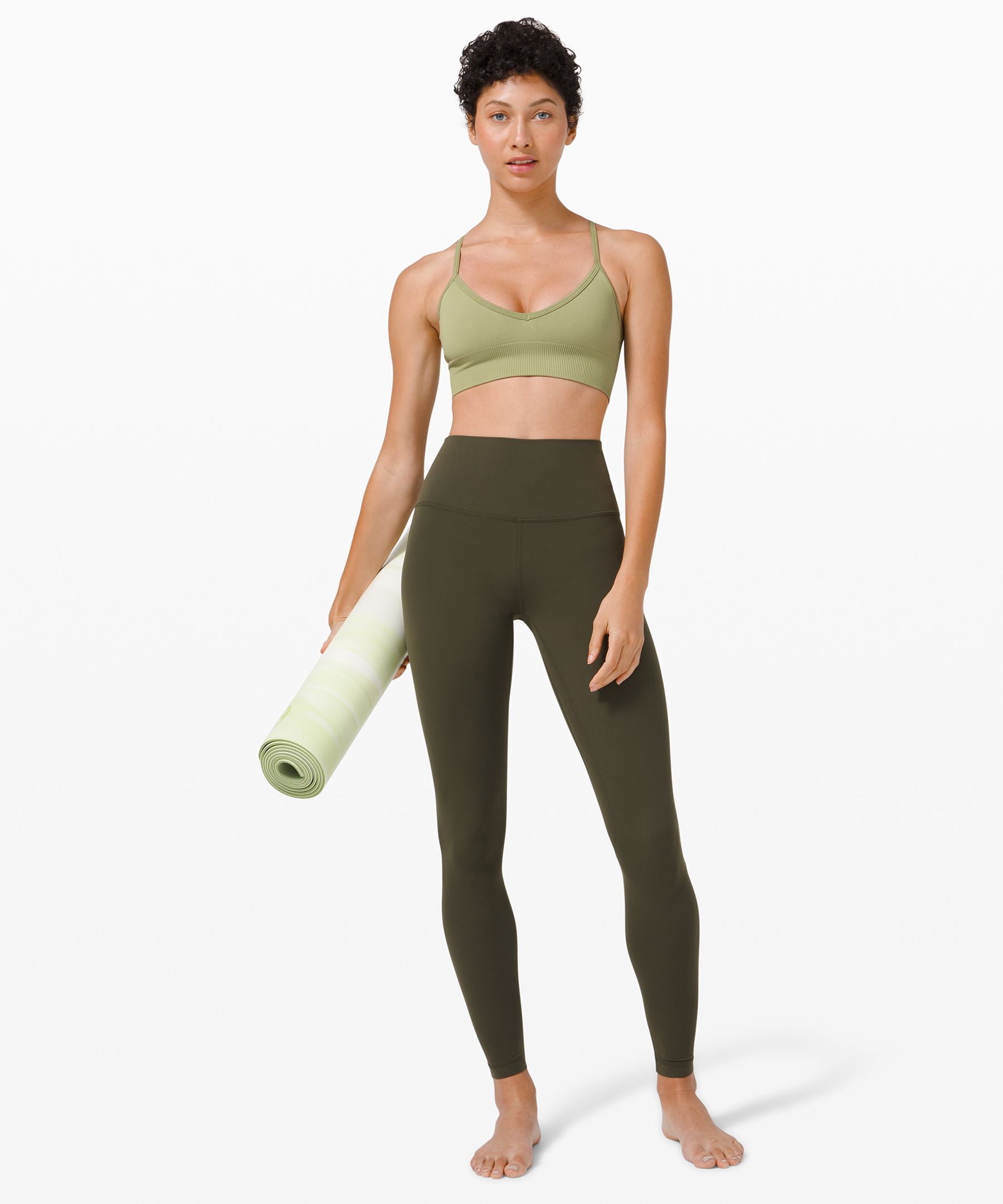 Fit Pic: Gym + Causal. Align 23” WSNB [4]. Ebb to Street Bra Water