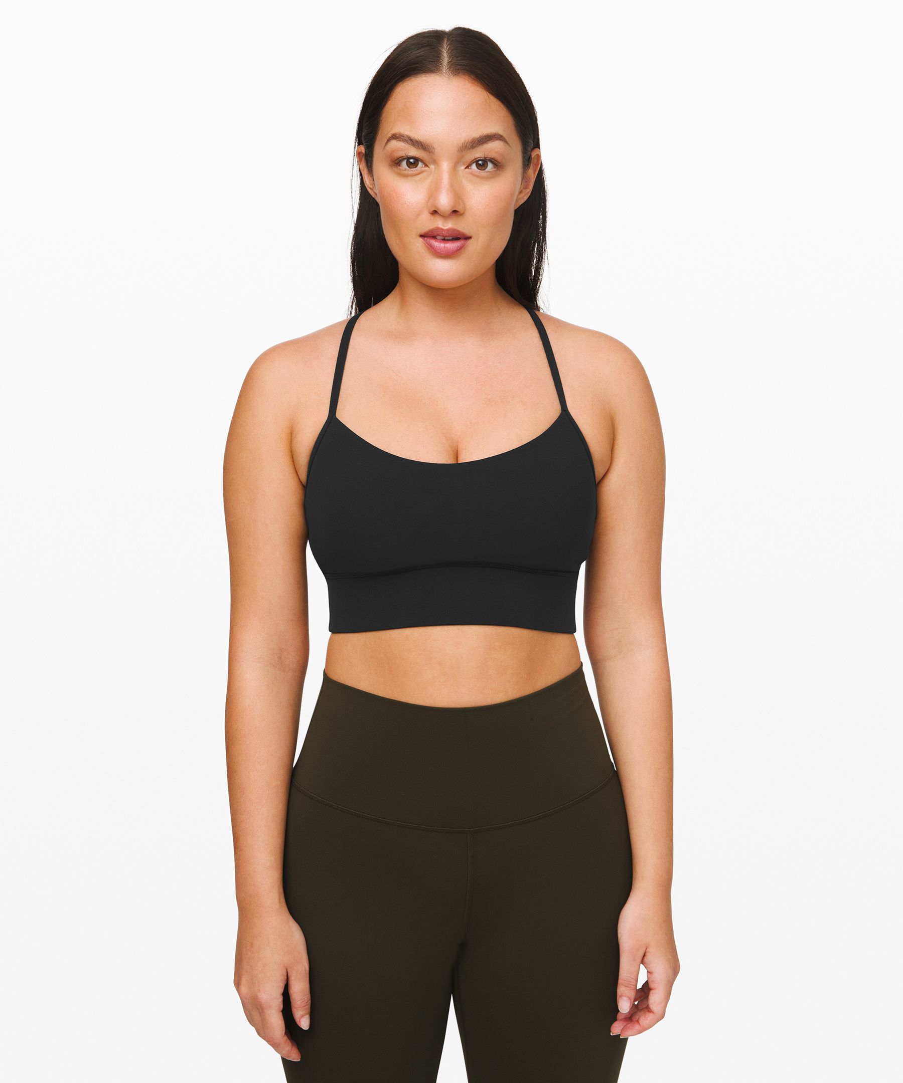 Lululemon Flow Y Nulu Longline Bra Light Support, A-c Cups