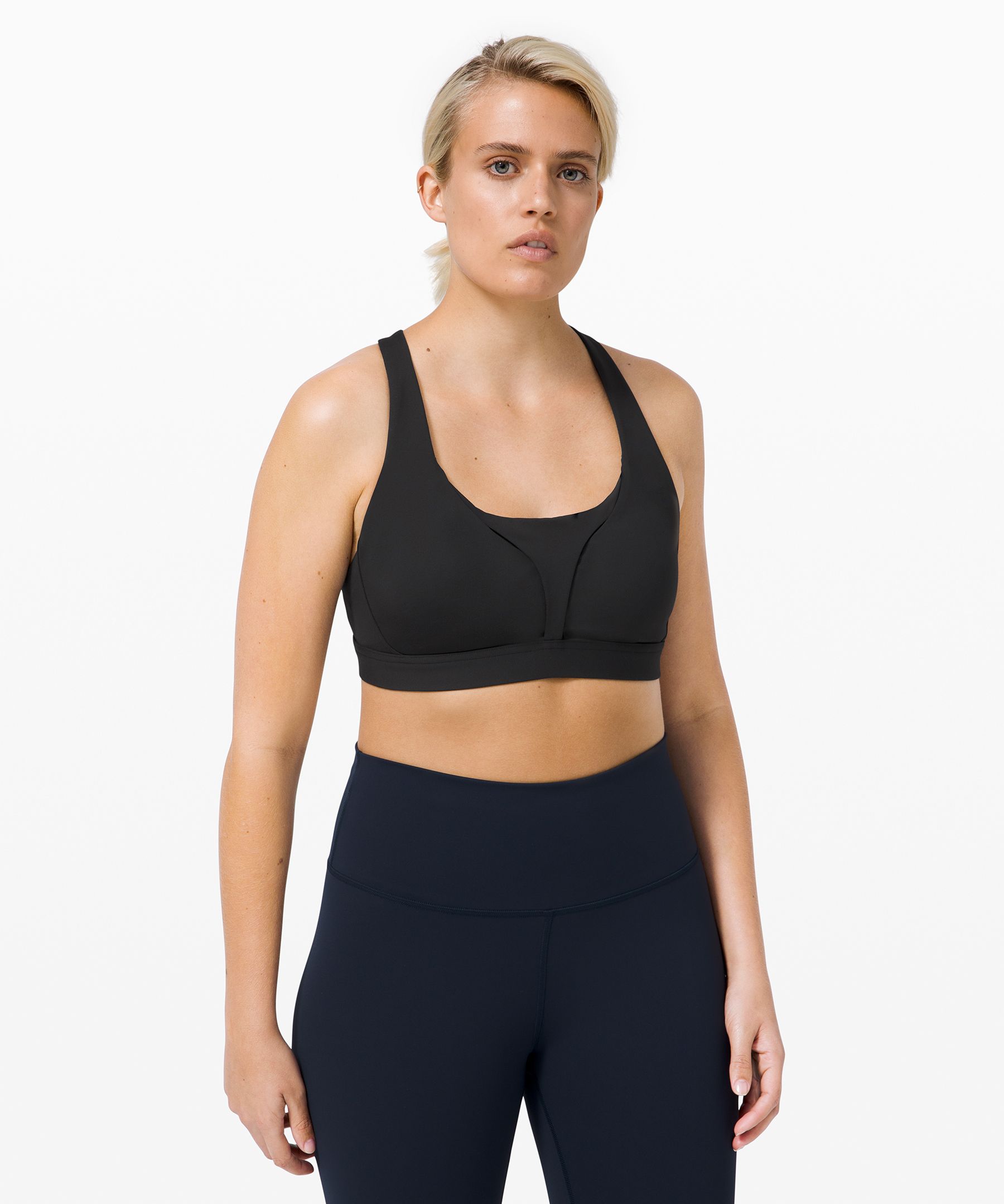 Lululemon Stash It All Bra - Black - lulu fanatics