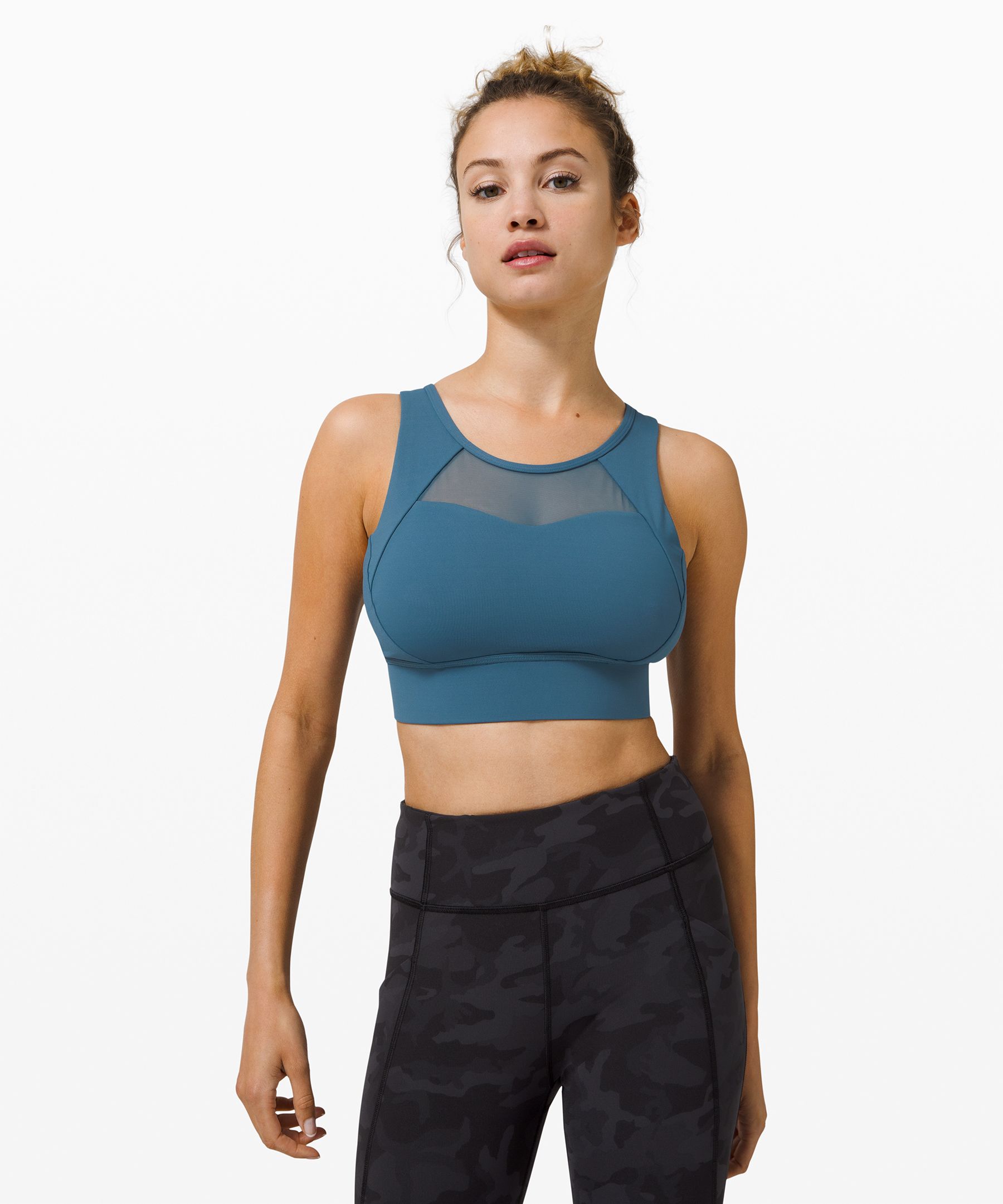 Lululemon Breathe it In Bra - Black - lulu fanatics