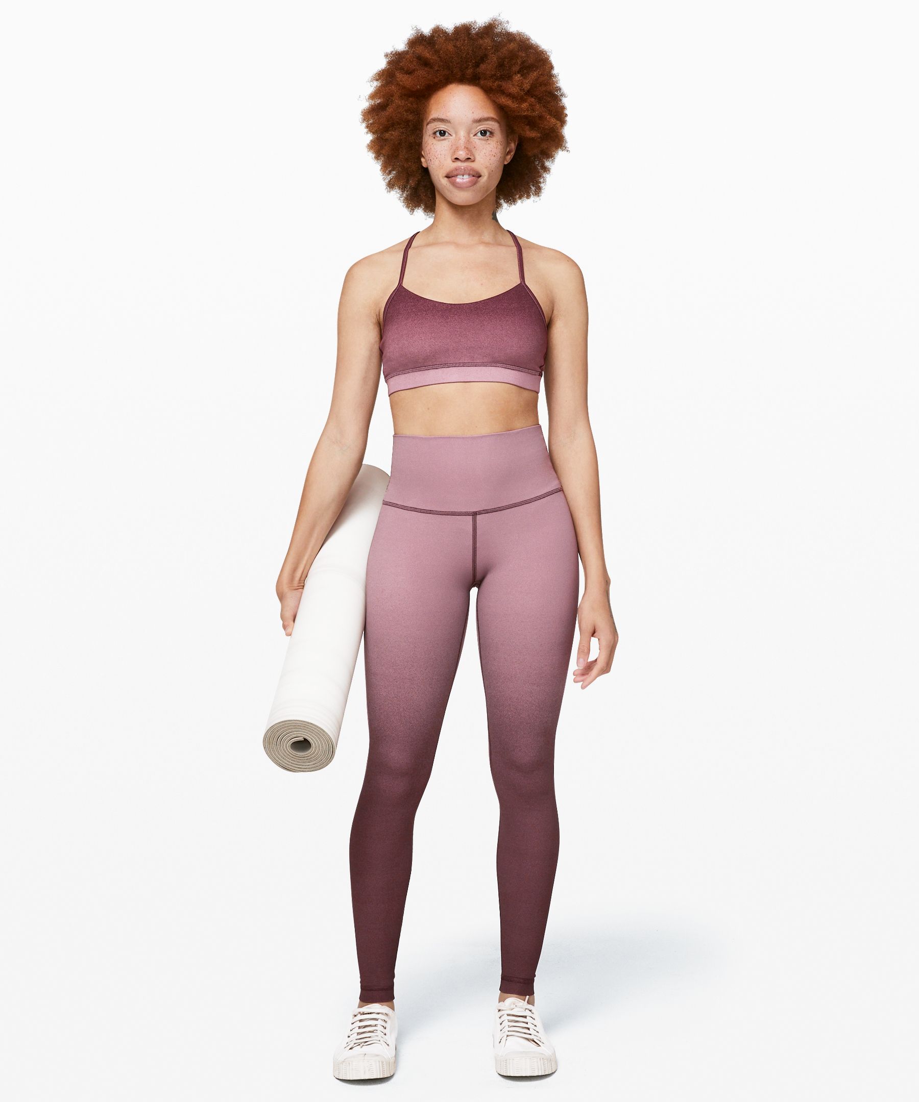 Lululemon Flow Y bra Nulu, Women's Fashion, Activewear on Carousell