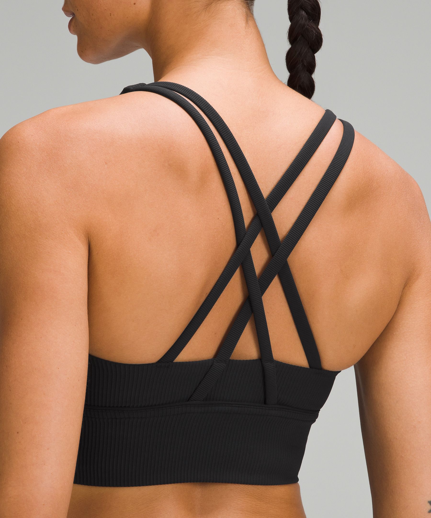 Lululemon Ribbed Train Bra Black Size XS - $48 (17% Off Retail) New With  Tags - From PrelovedbyJazi