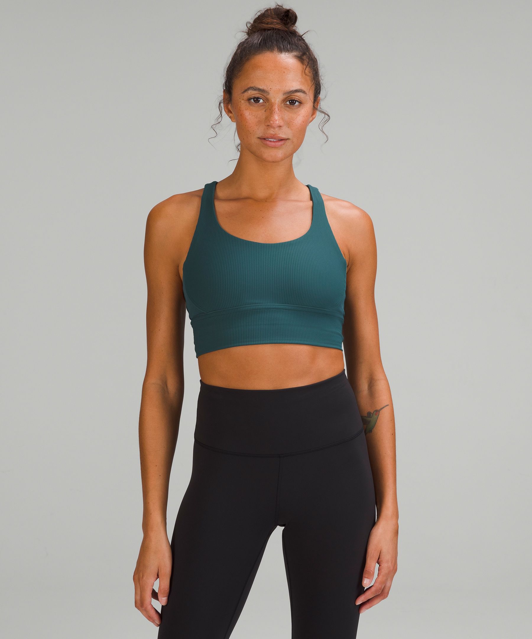 Lululemon + Energy Longline Ribbed Bra Luxtreme