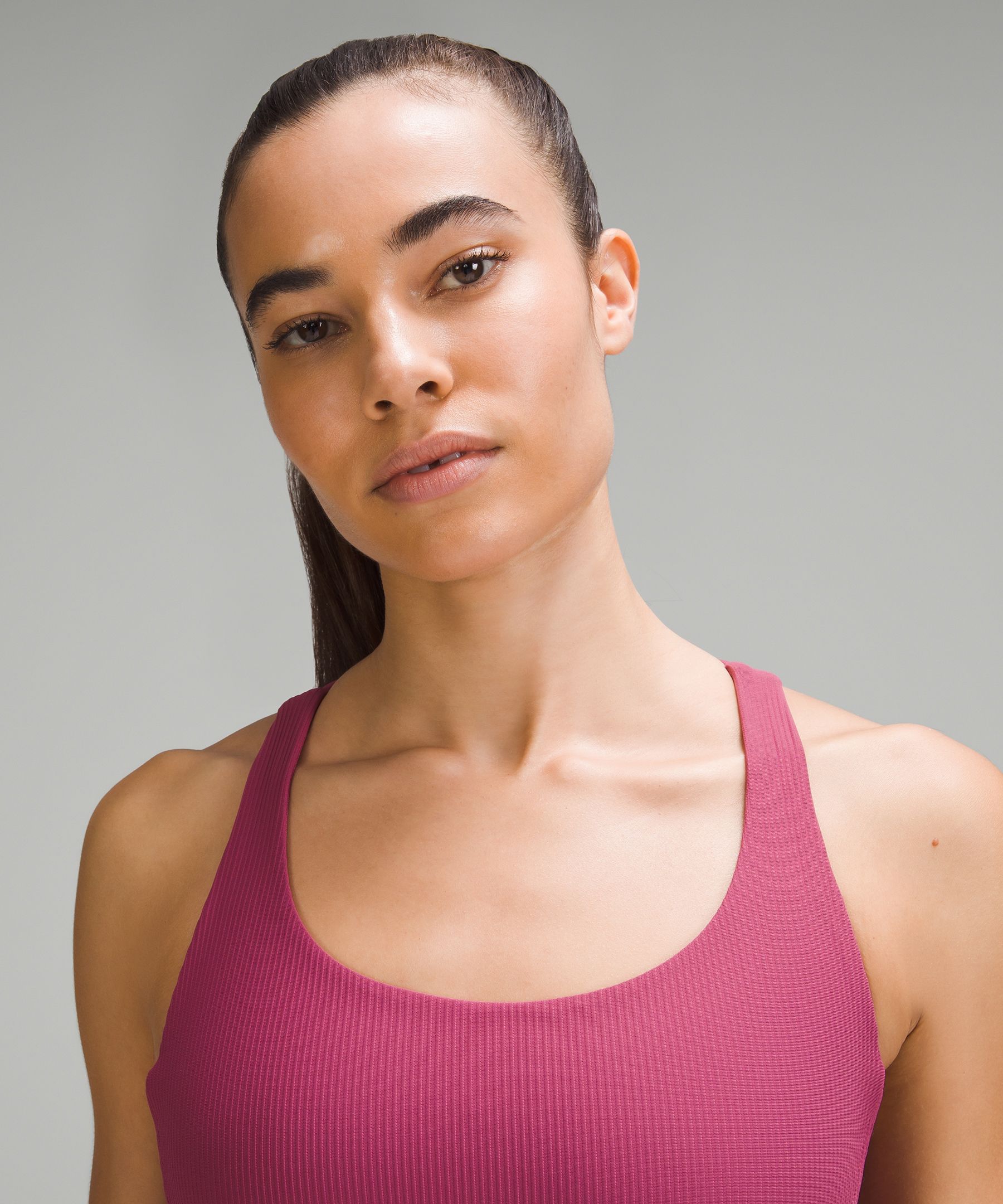 Lululemon Energy Longline Bra Ribbed Luxtreme *Medium Support, B–D Cups,  Women's Fashion, Activewear on Carousell
