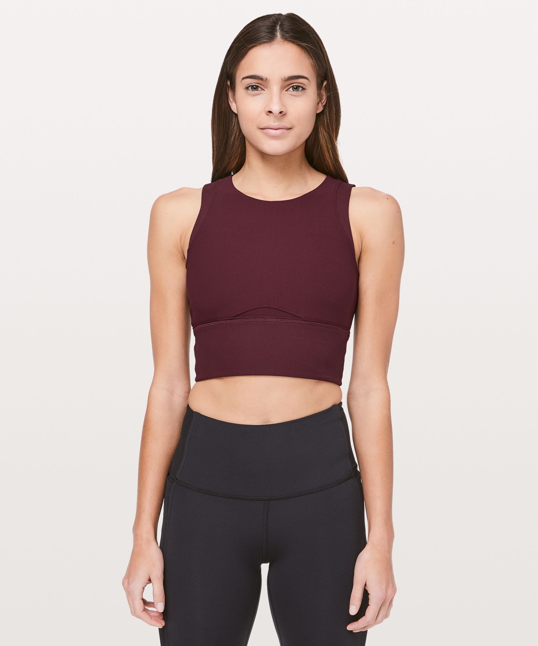 lululemon crop top bra