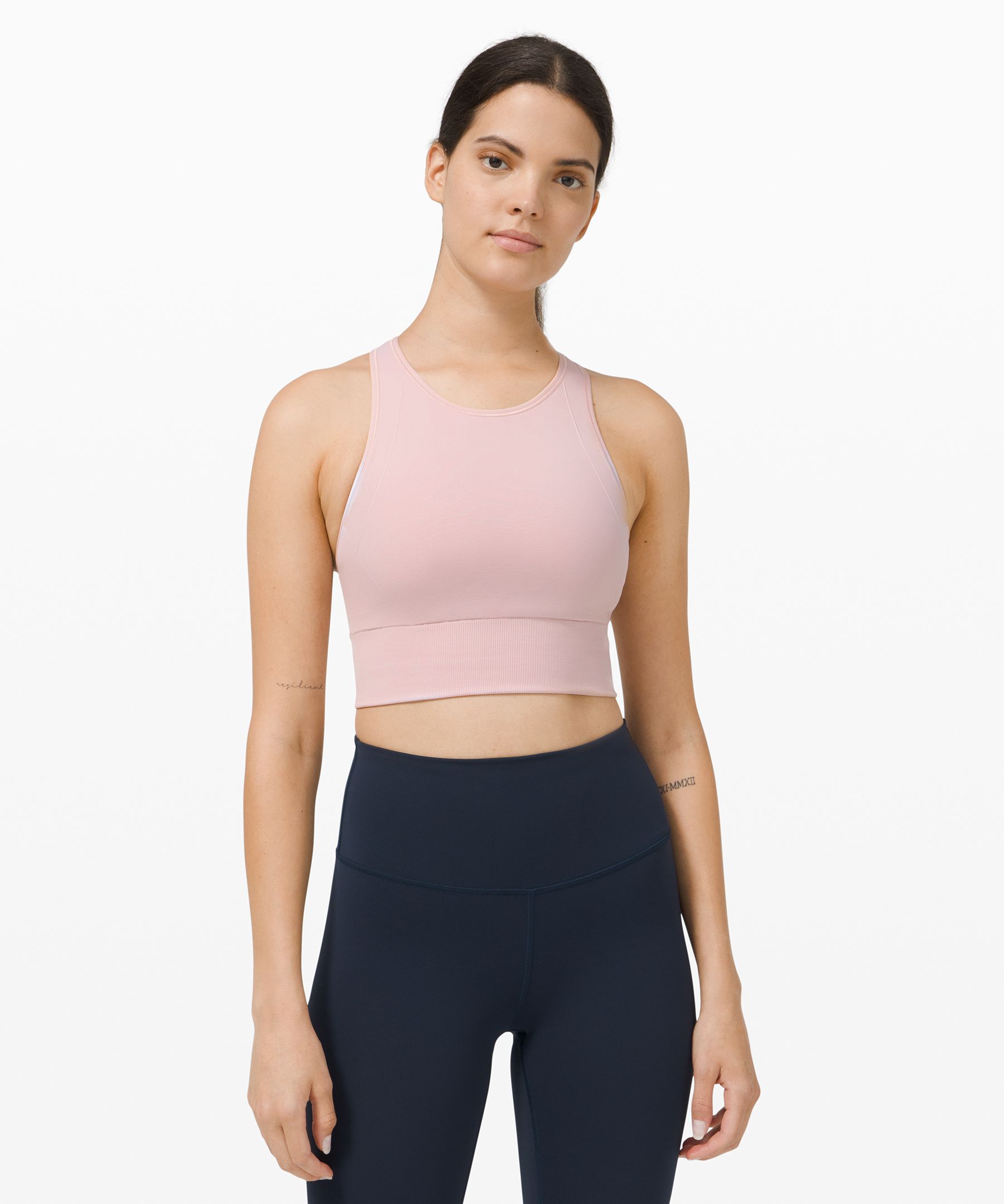Lululemon Ebb To Train Bra *medium Support, C/d Cups Online Only In Pink