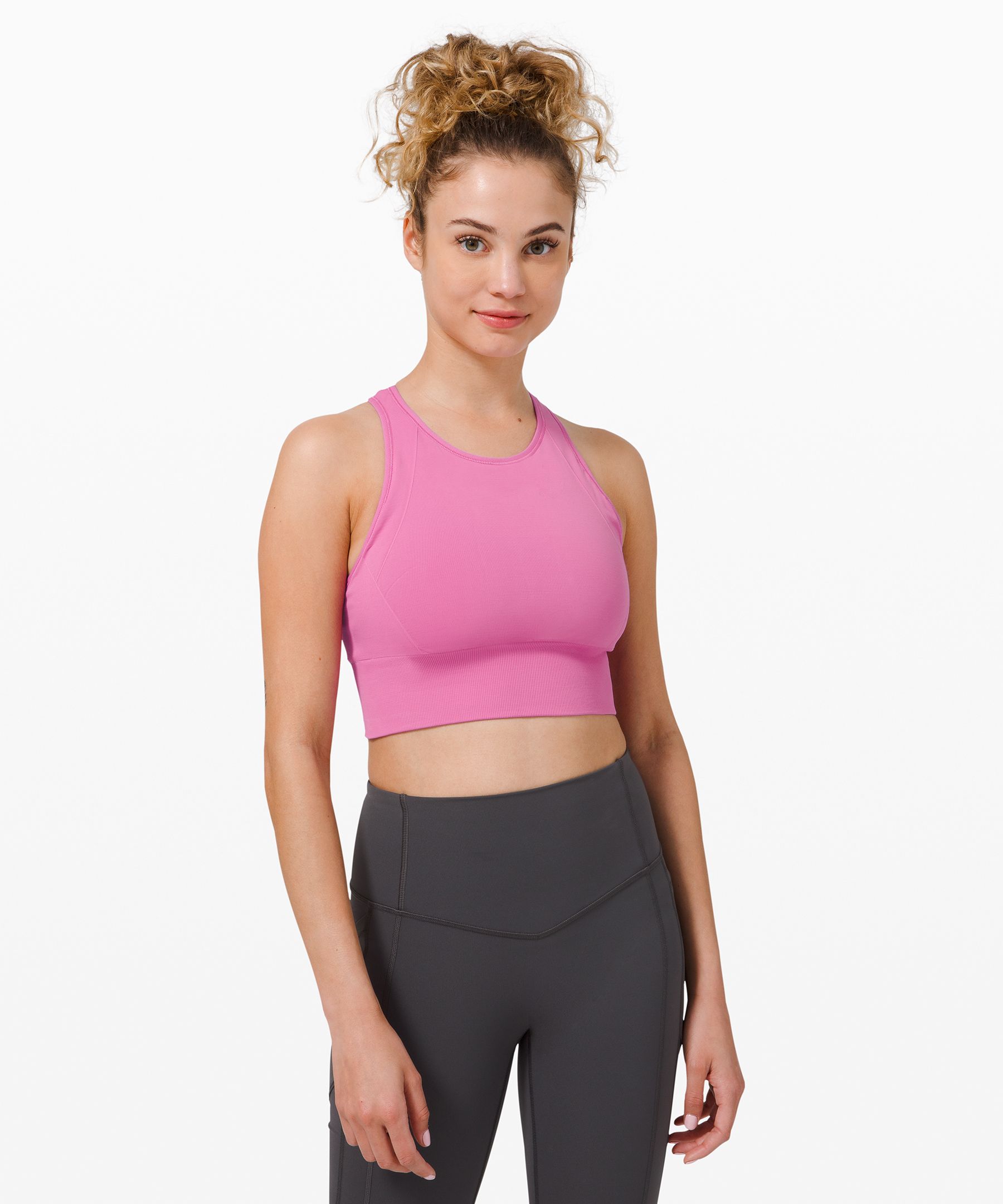 Lululemon Lululemon Ebb to Train Bra Seamless High Neck C/D Cup 8 NEW