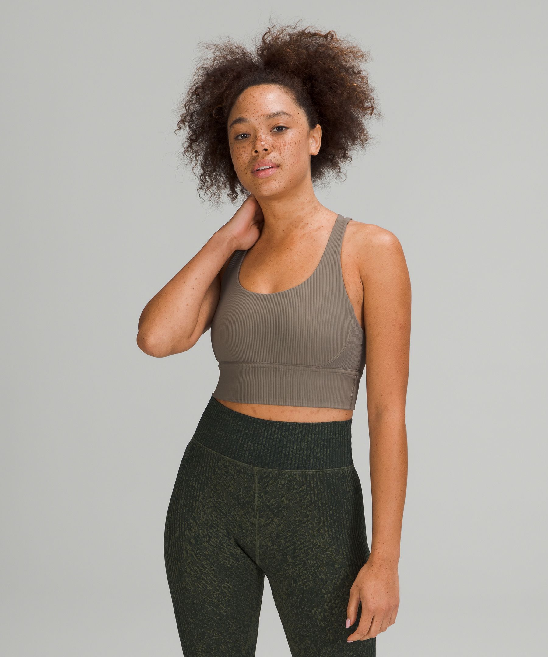 Lululemon Energy Longline Bra *Medium Support, B–D Cups - Sonic