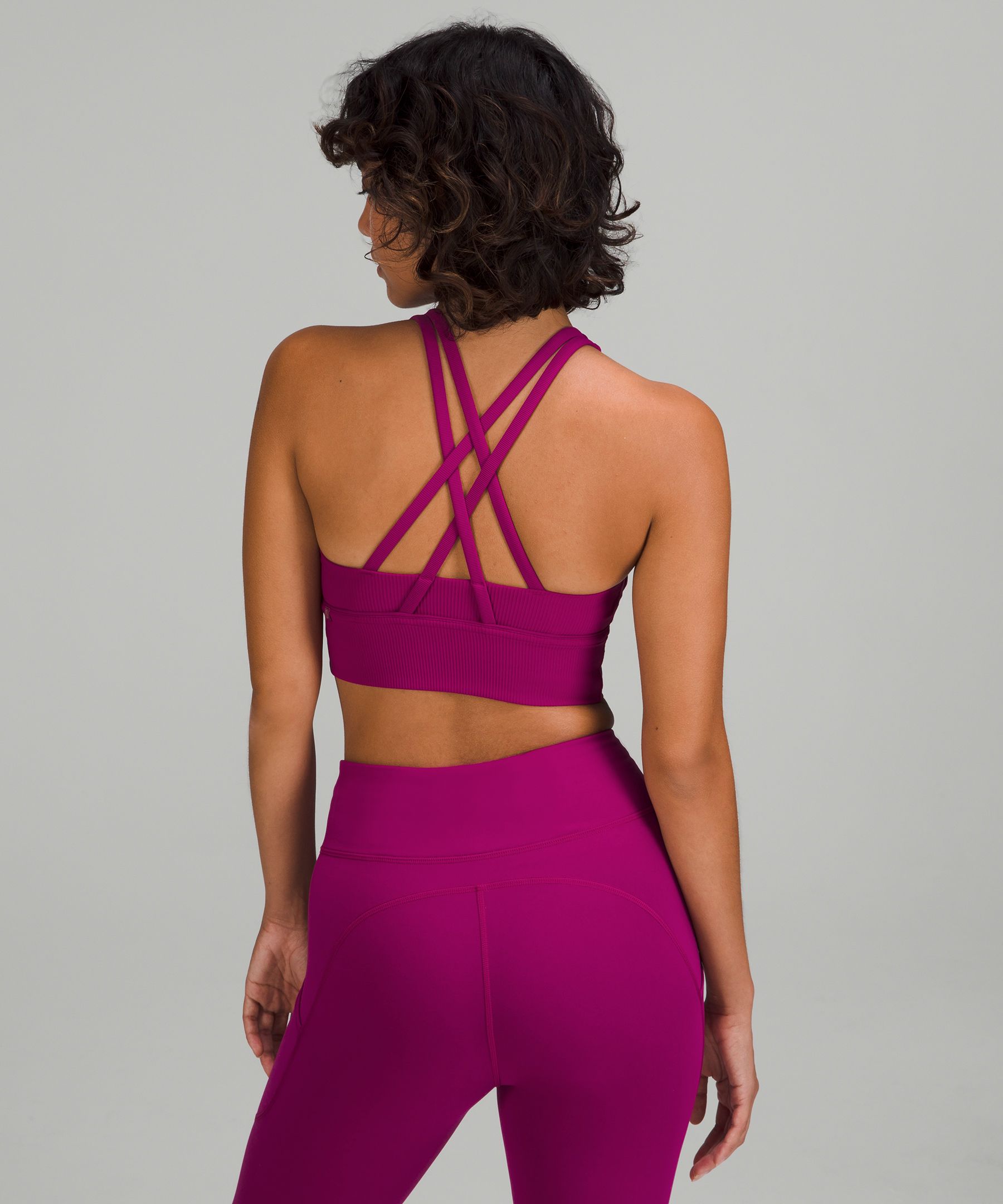 Lululemon Sweaty Endeavor Tight - Blooming Pixie Raspberry Black / Black -  lulu fanatics