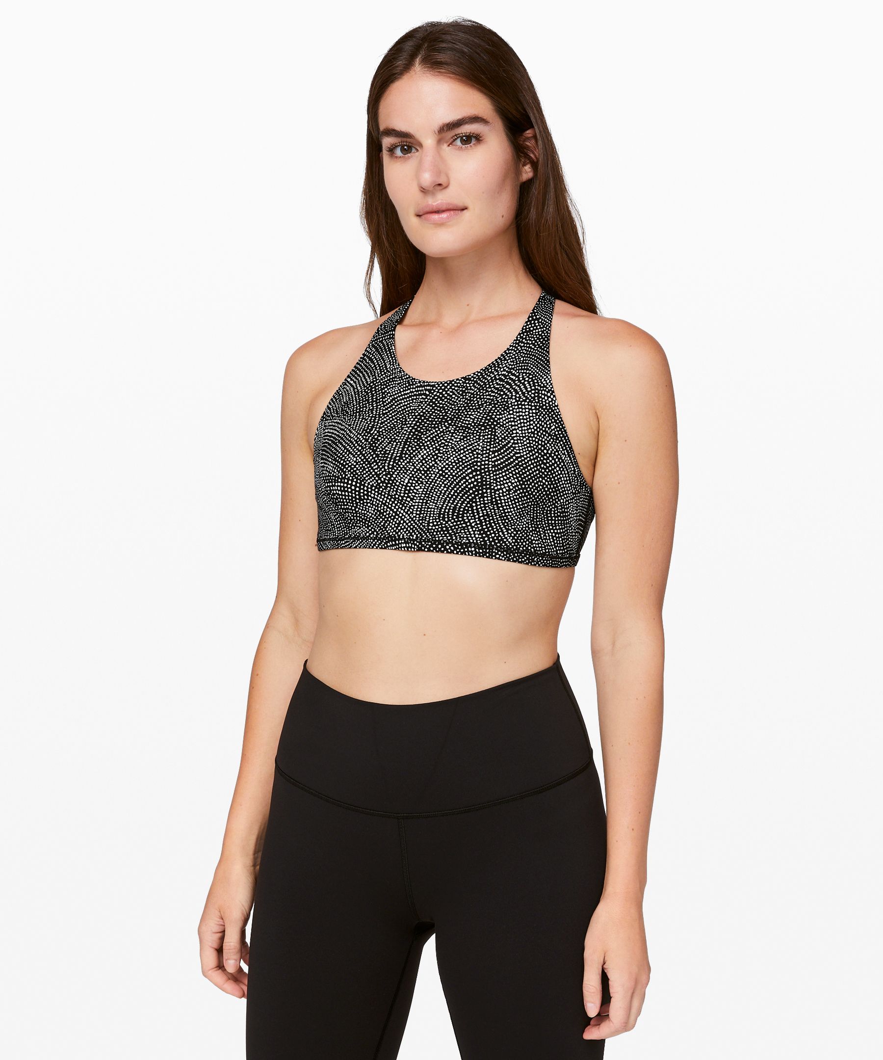 high neck yoga bra