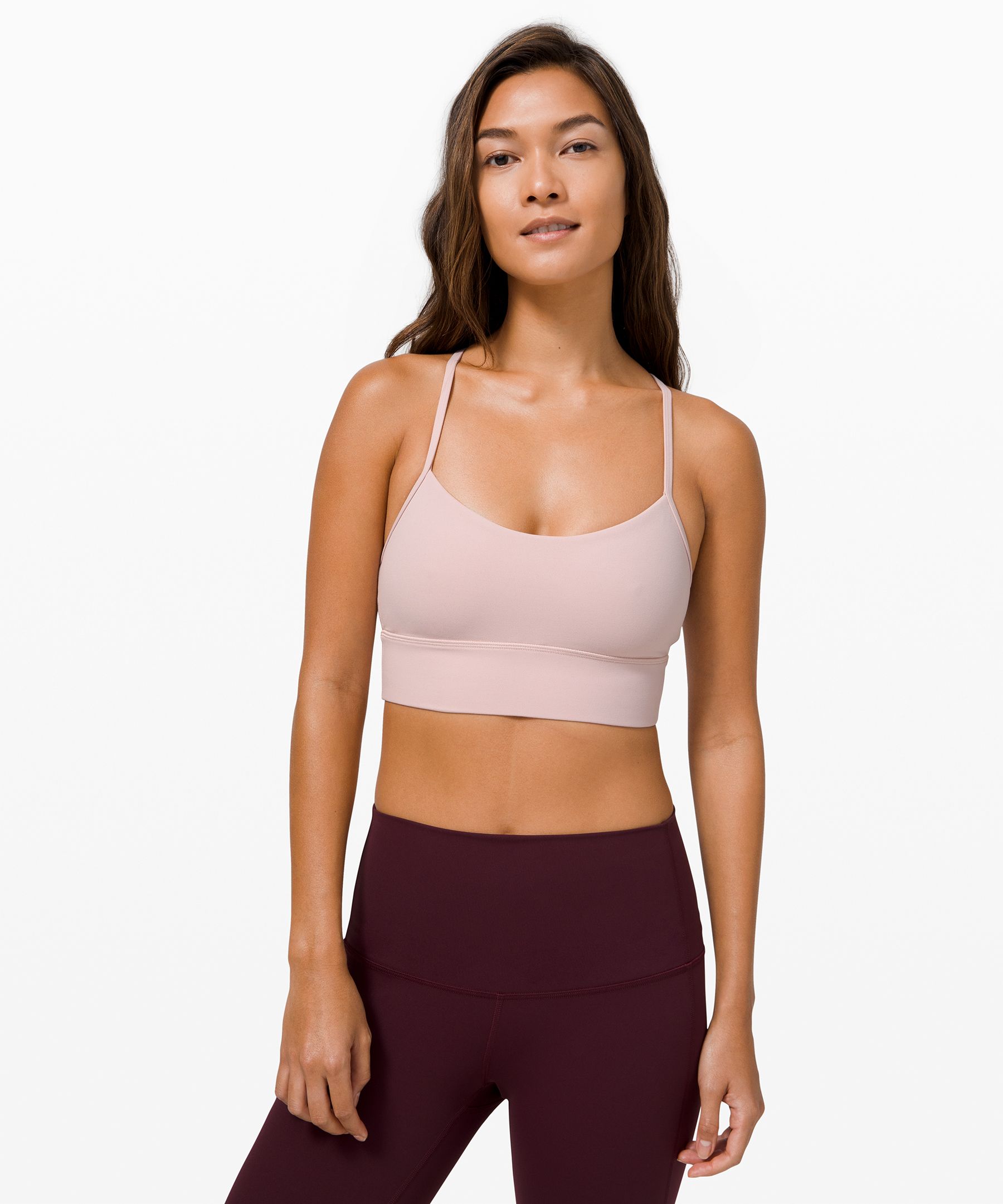 lululemon lululemon Flow Y Bra Long Line Nulu Light Support, A–C Cups  *Online Only, Women's Sports Bras