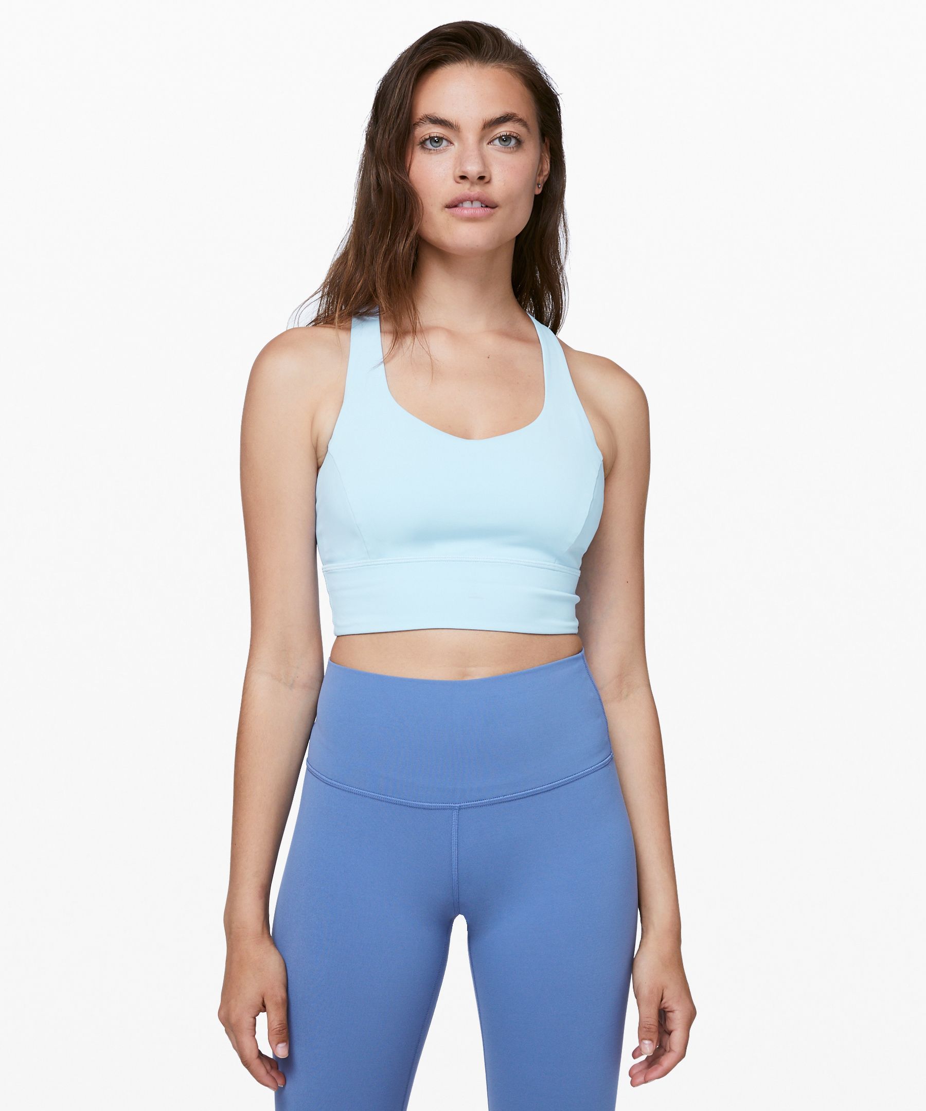 Lululemon Free To Be Serene Bra Long Line*light Support, C/d Cup (online  Only) In Wild Bluebell