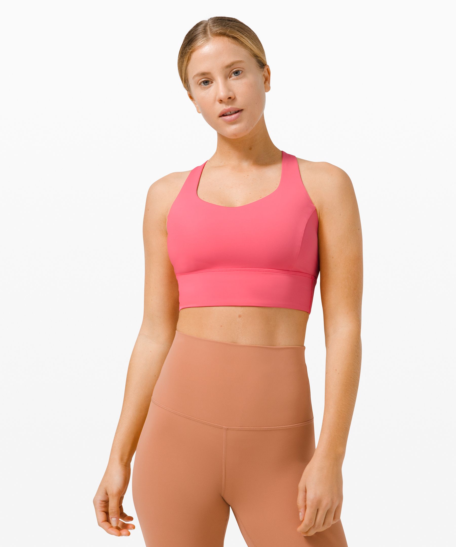 Lululemon Free To Be Serene Bra Long Line*light Support, C/d Cup Online Only In Neon
