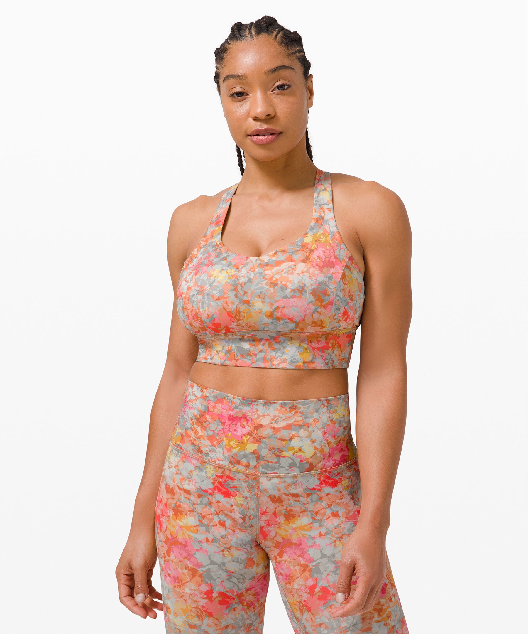 Lululemon Free To Be Serene Bra Long Line*light Support, C/d Cup (online  Only) In Wild Bluebell