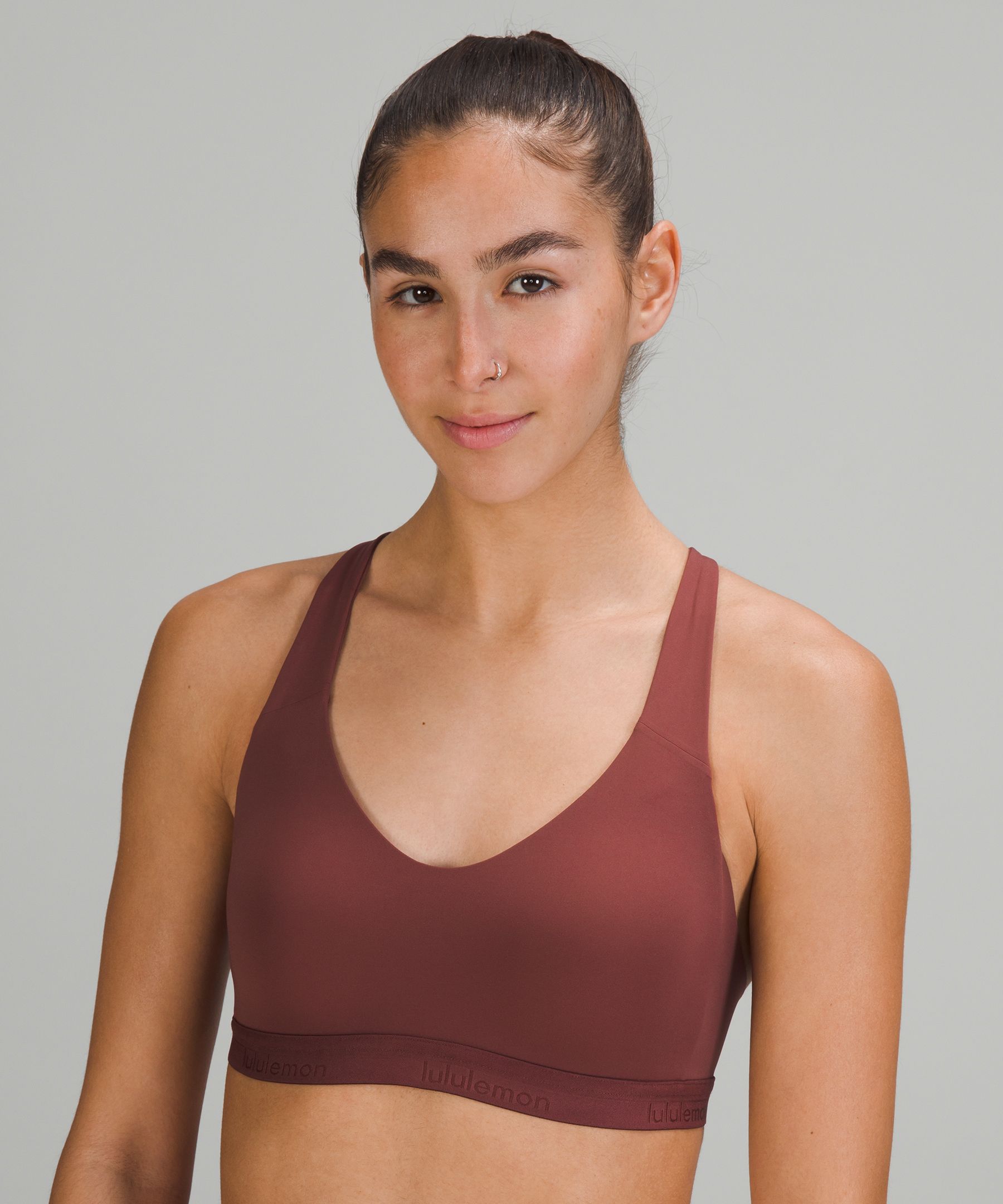 Lululemon Speed Up Bra *High Support for C/D Cup DKAD Size 2 NWT $78 maroon