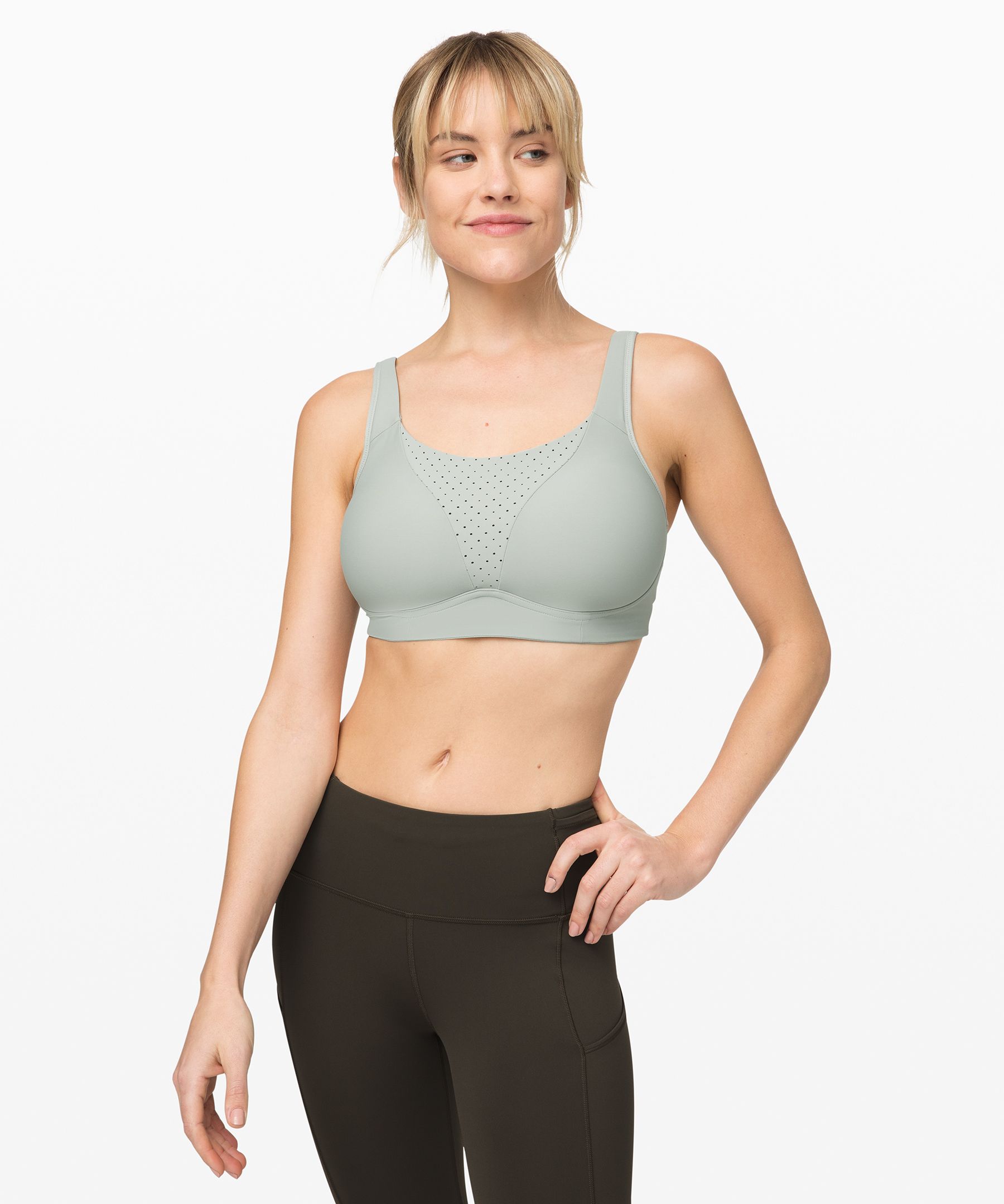 Lululemon Run Times Bra*high Support, B–e Cups In Petrol Blue