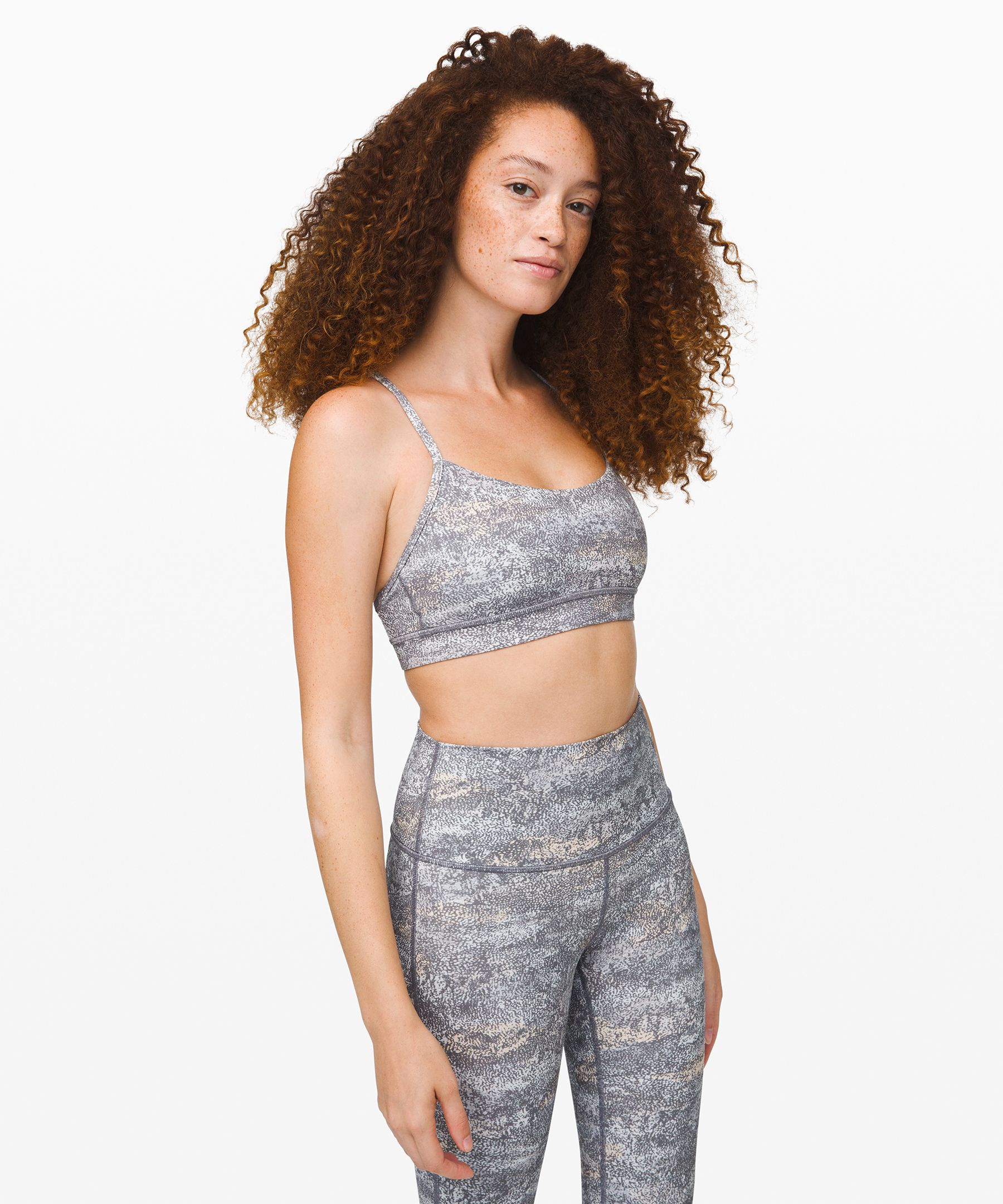 Lululemon Flow Y Bra Nulu *light Support, B/c Cup In Multi