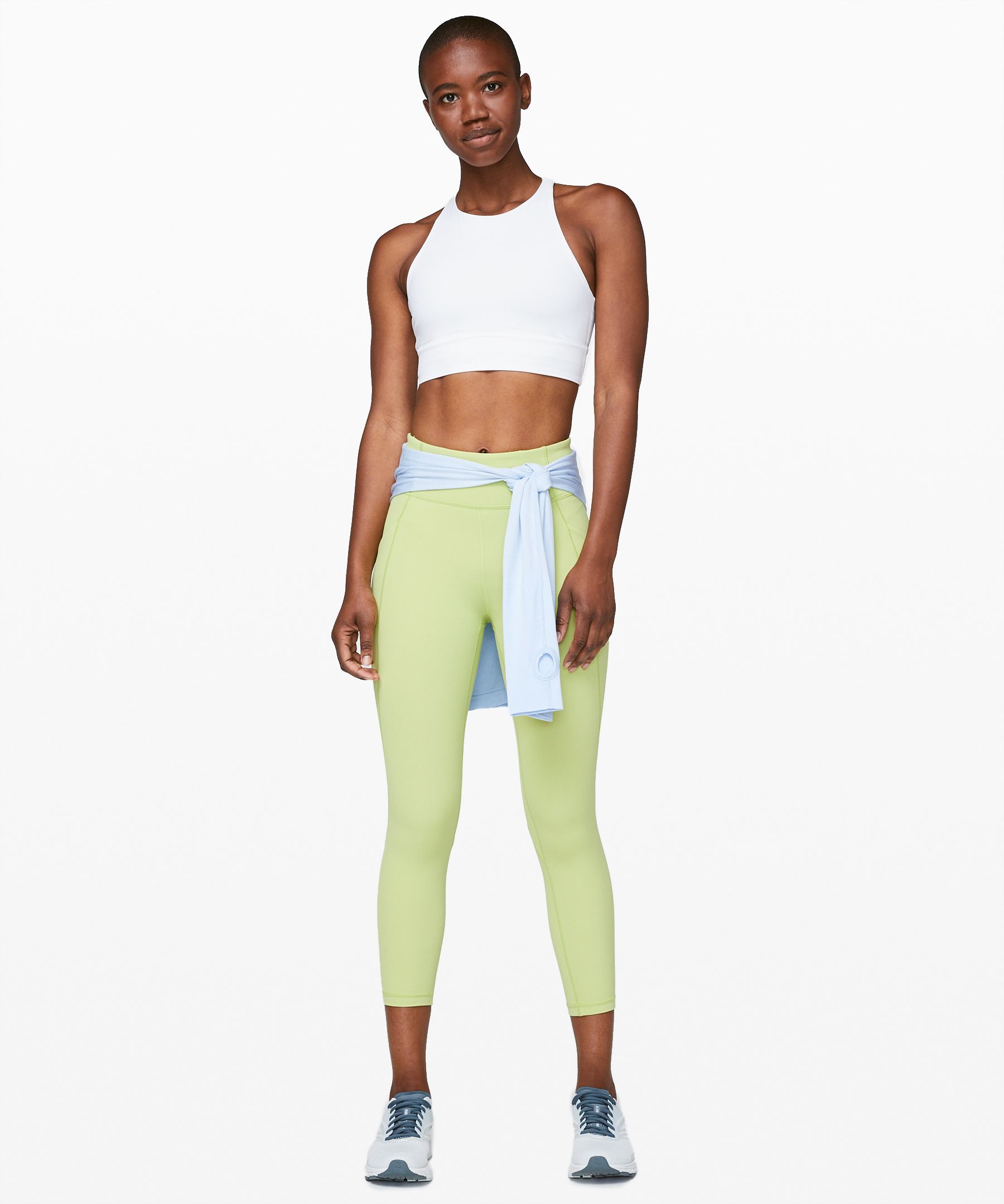 Mid-Rise Leggings - White - IGNITE