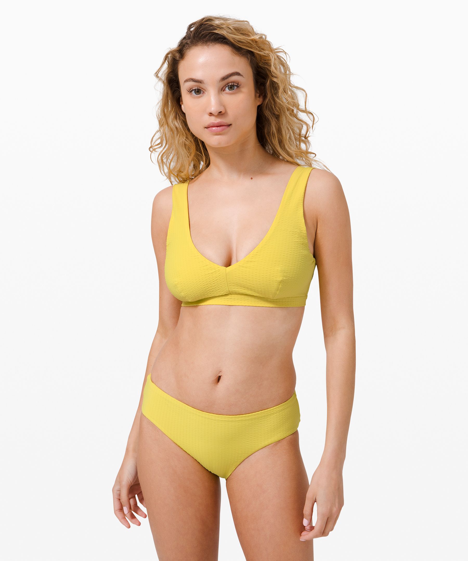 Lululemon swimwear👙 Waterside Seersucker swim top (B/C cups) and