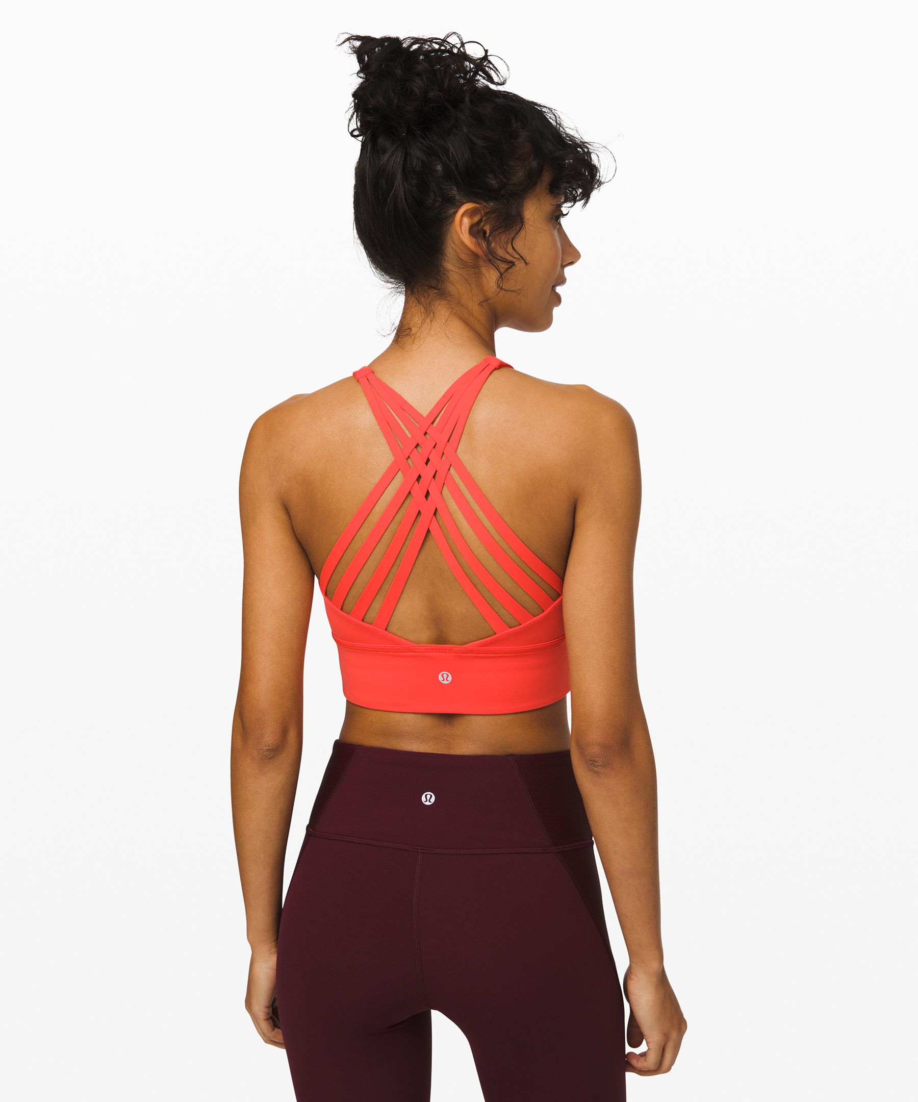 red lululemon bra