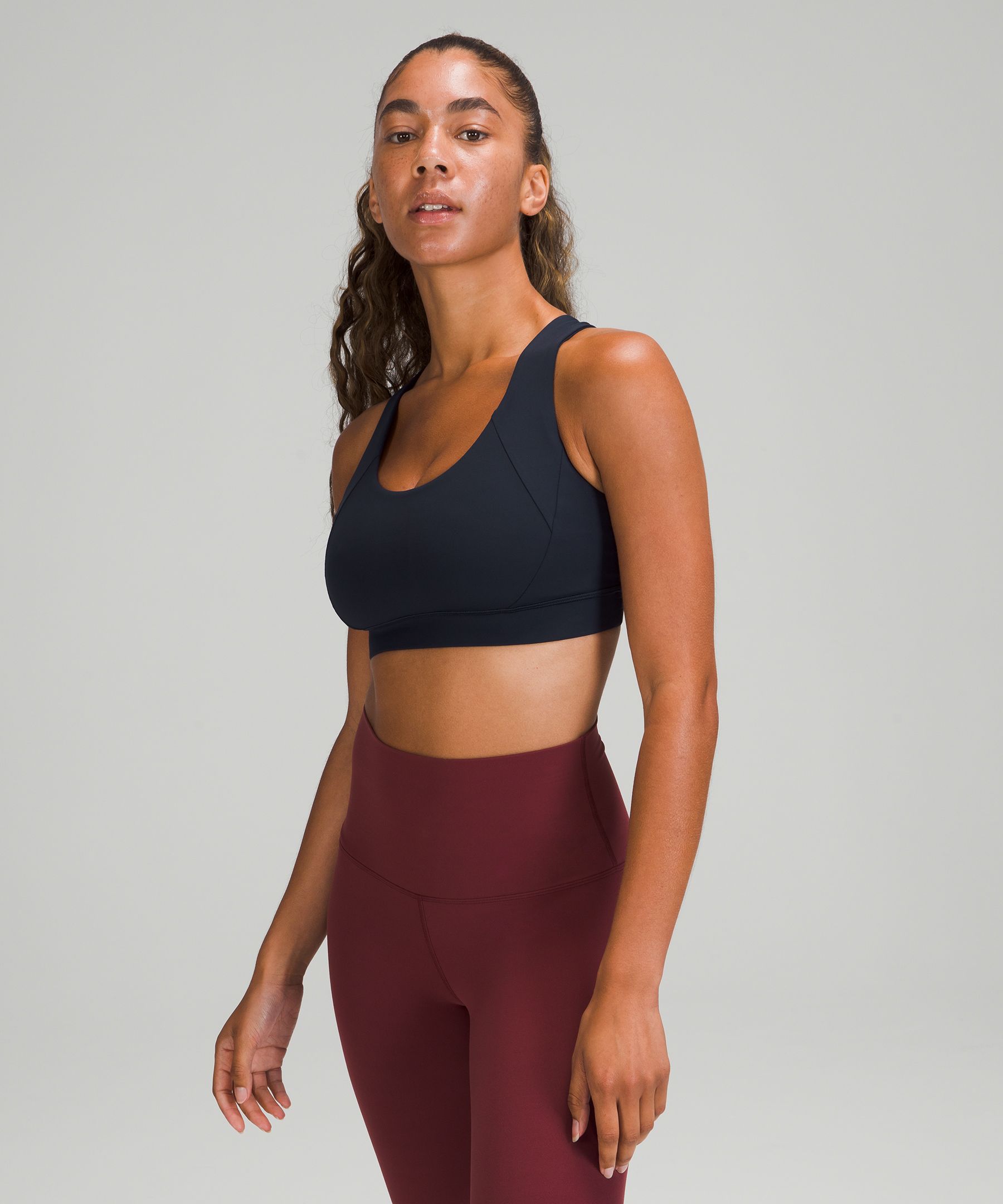 Lululemon Free To Be Elevated Bra Light Support, Dd/ddd(e) Cup In True Navy