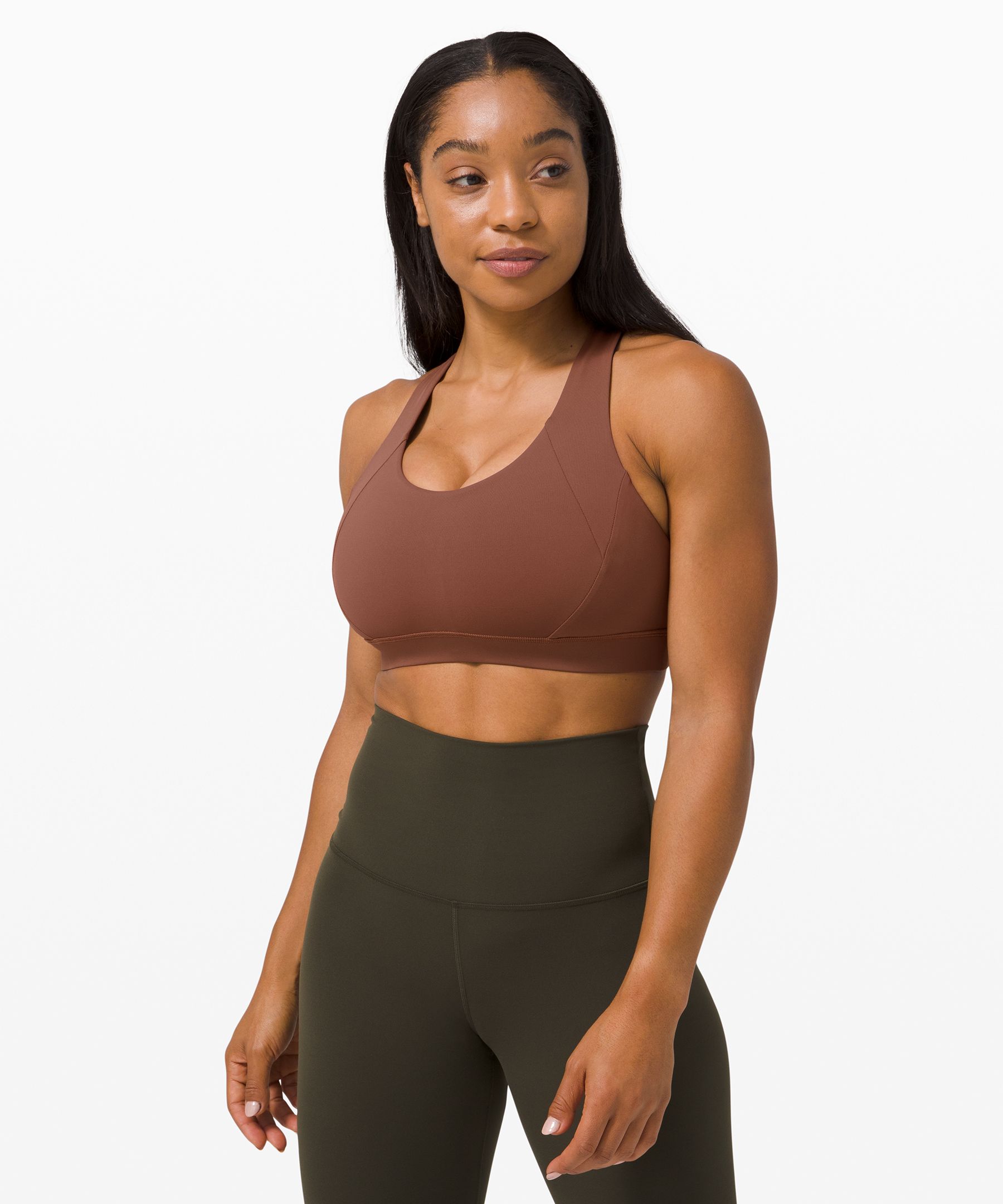 Lululemon Free To Be Elevated Bra*light Support, Dd/e Cup In Brown