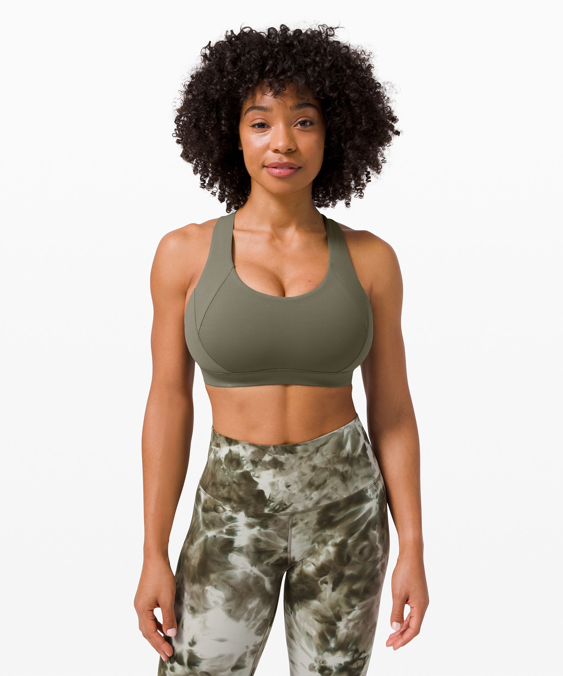 Lululemon Free To Be Elevated Bra *light Support, Dd/e Cup In Green