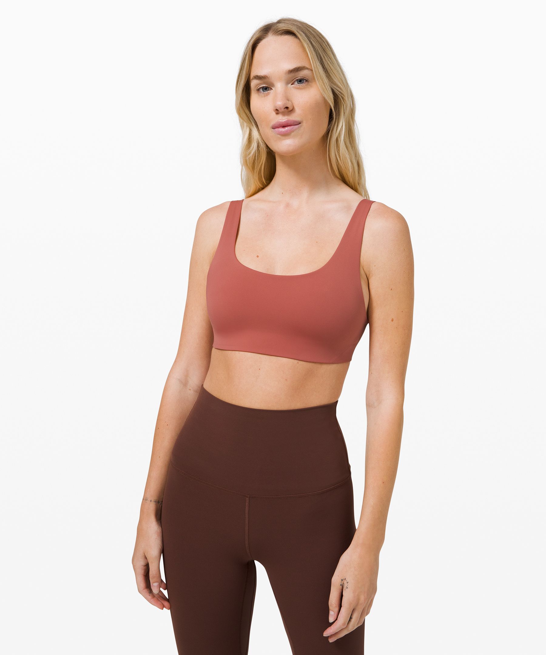 Lululemon In Alignment Straight-strap Bra *light Support, A/b Cups