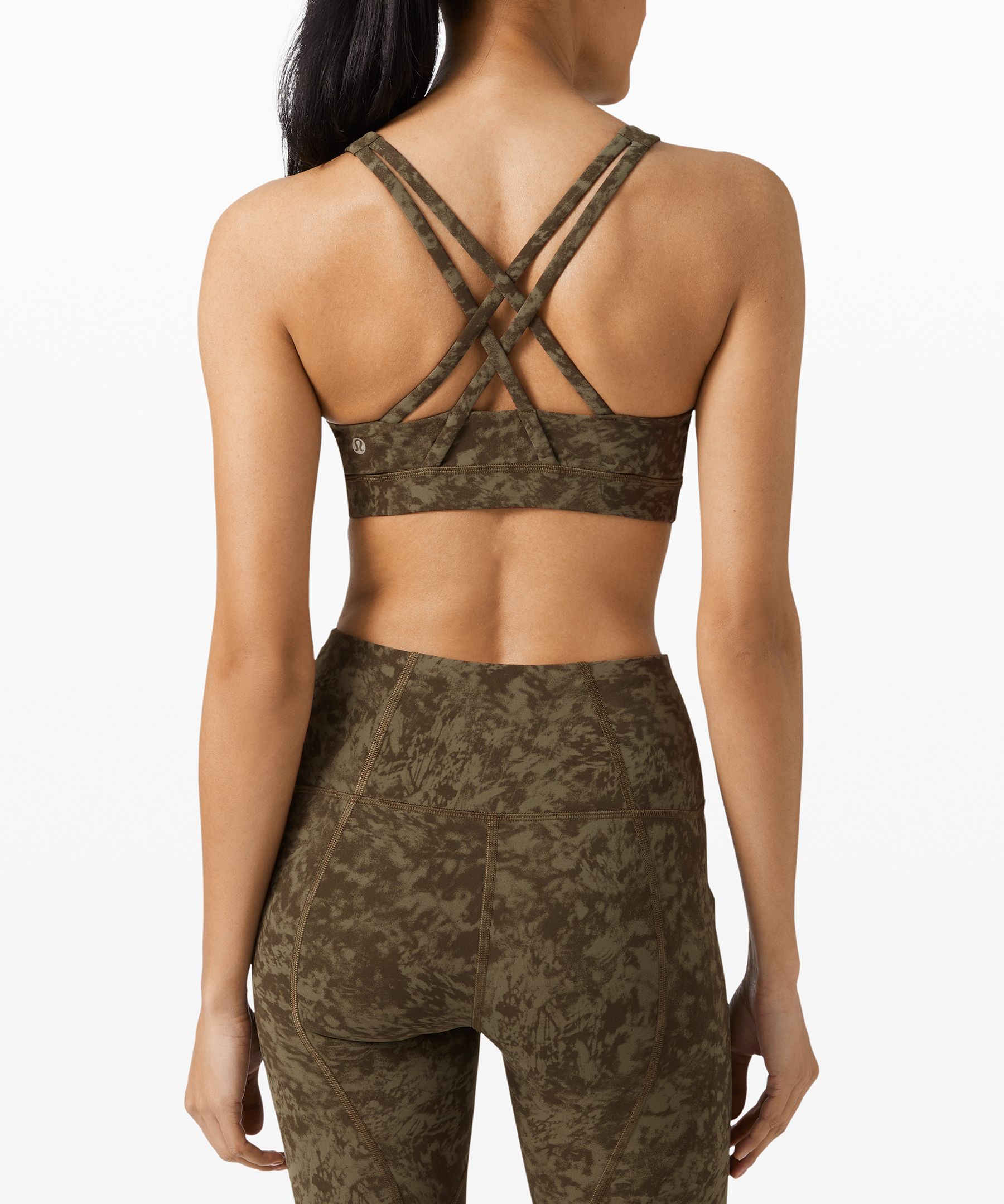 lululemon athletica, Intimates & Sleepwear, Lululemon Energy Bra High  Neck Night Diver Strappy Back