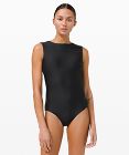 Waterside High-Neck One-Piece Swimsuit *Medium Bum Coverage Online Only