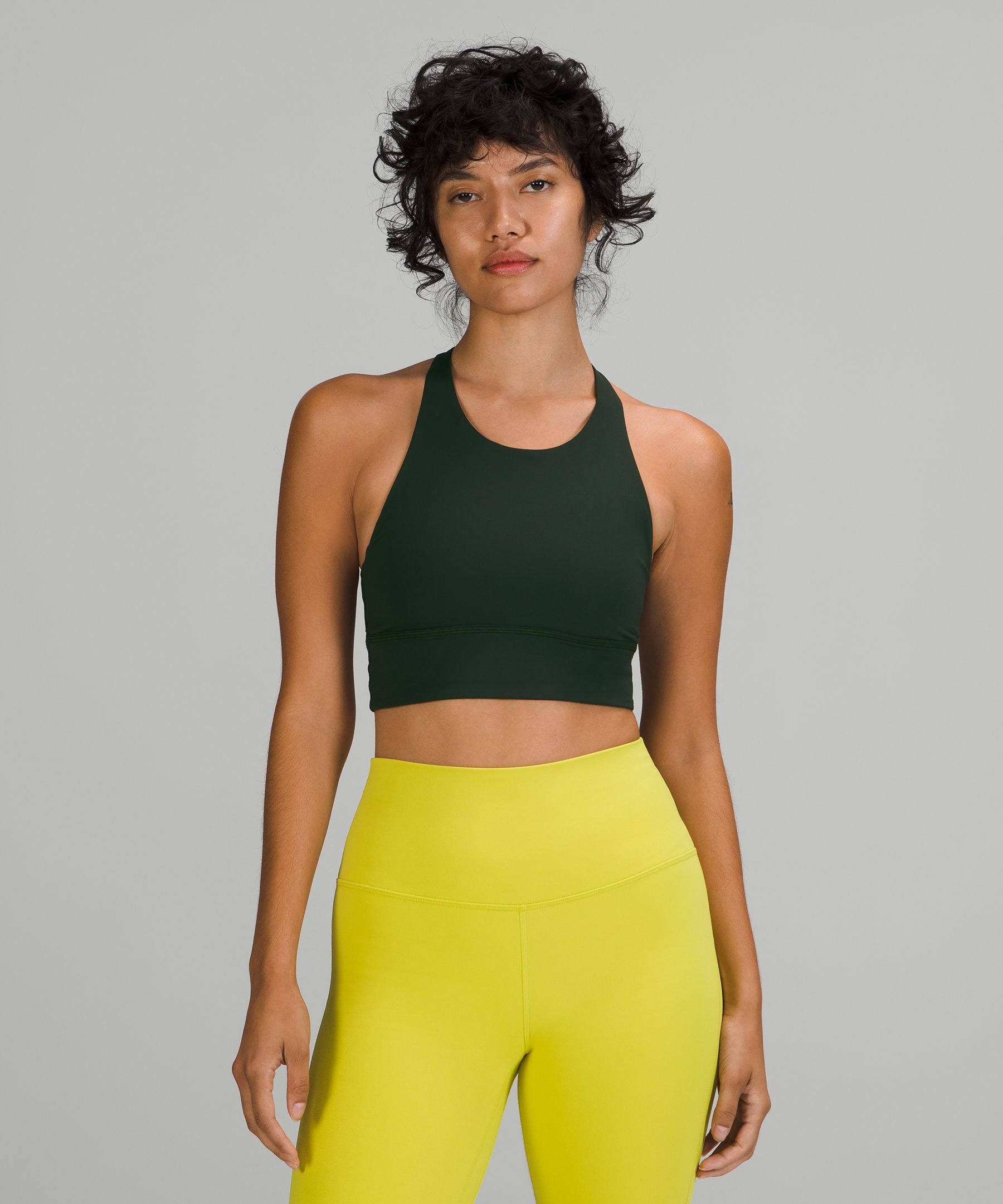 Lululemon - Free to Be High-Neck Longline Bra - Wild *Light Support, A/B Cup