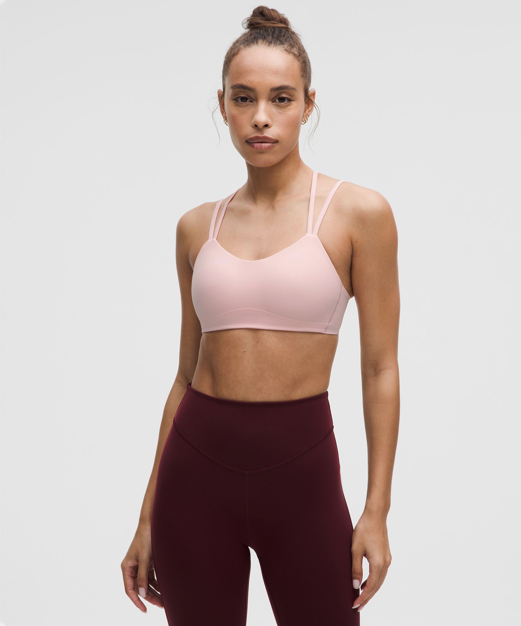 Lululemon Like A Cloud Bra Light Support, B/c Cup In Strawberry Milkshake