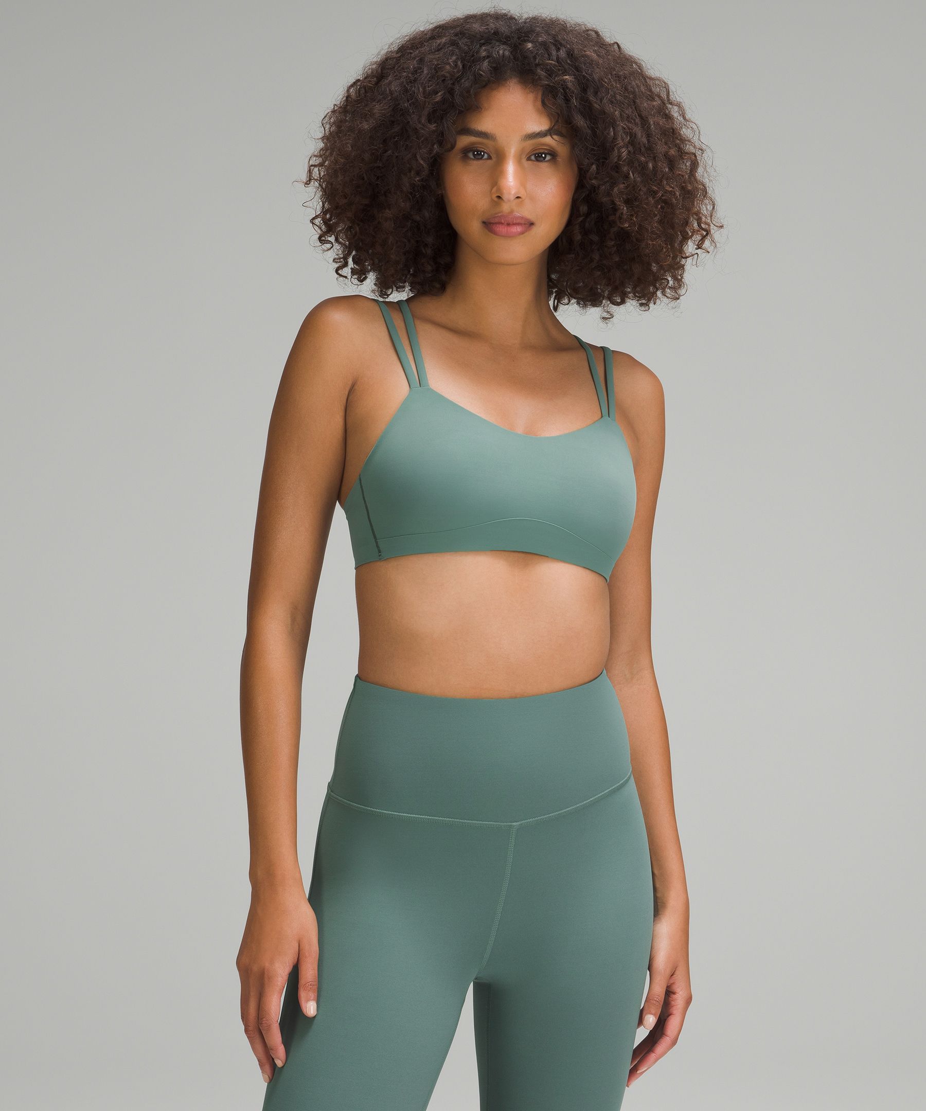 Lululemon Like A Cloud Bra Light Support, B/c Cup In Green