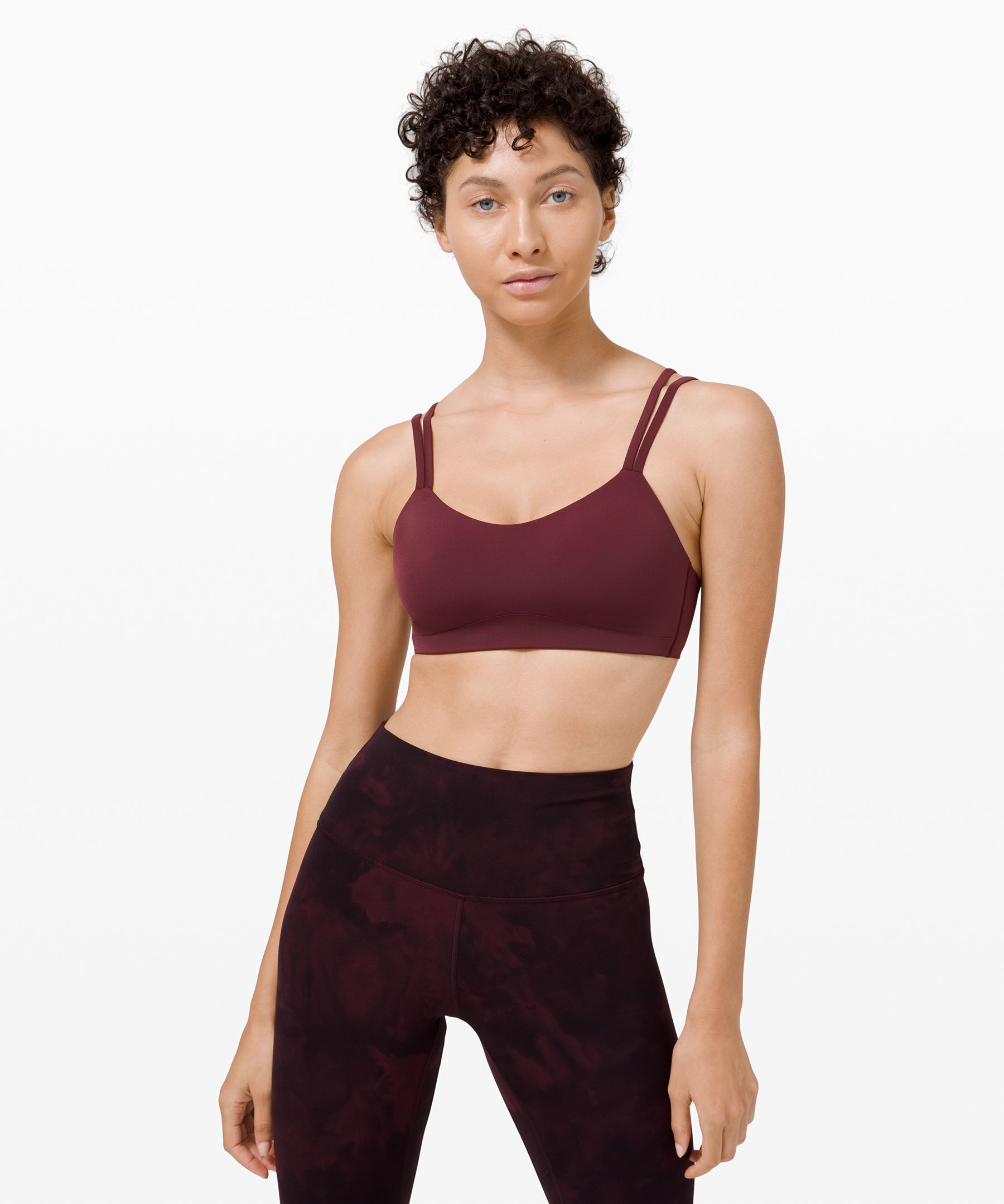 Lululemon Like A Cloud Bra Light Support, B/c Cup In Cassis