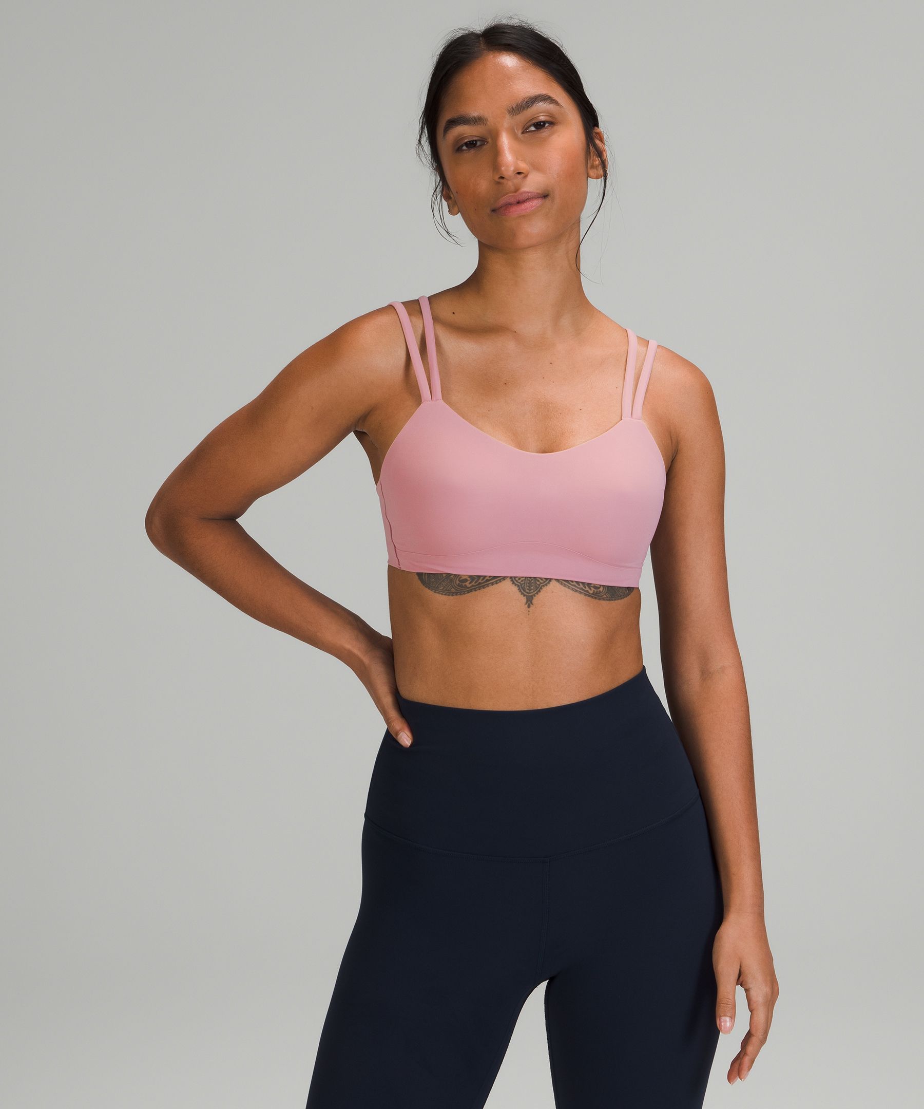 Lululemon Like A Cloud Bra Light Support, B/c Cup In Pink Taupe