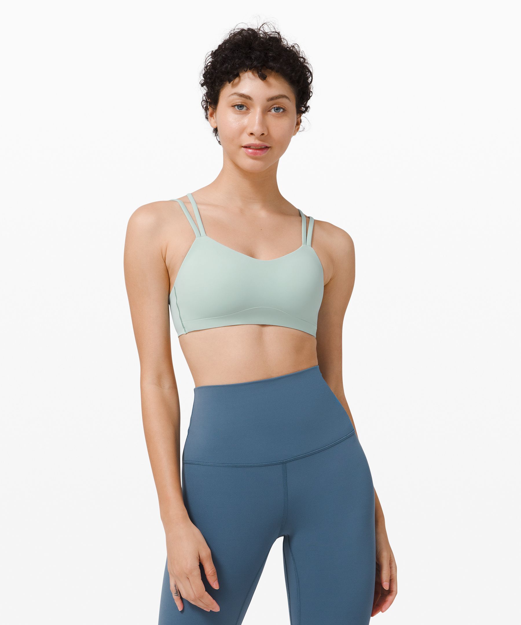 Lululemon Like A Cloud Bra Light Support, B/c Cup In Seal Grey