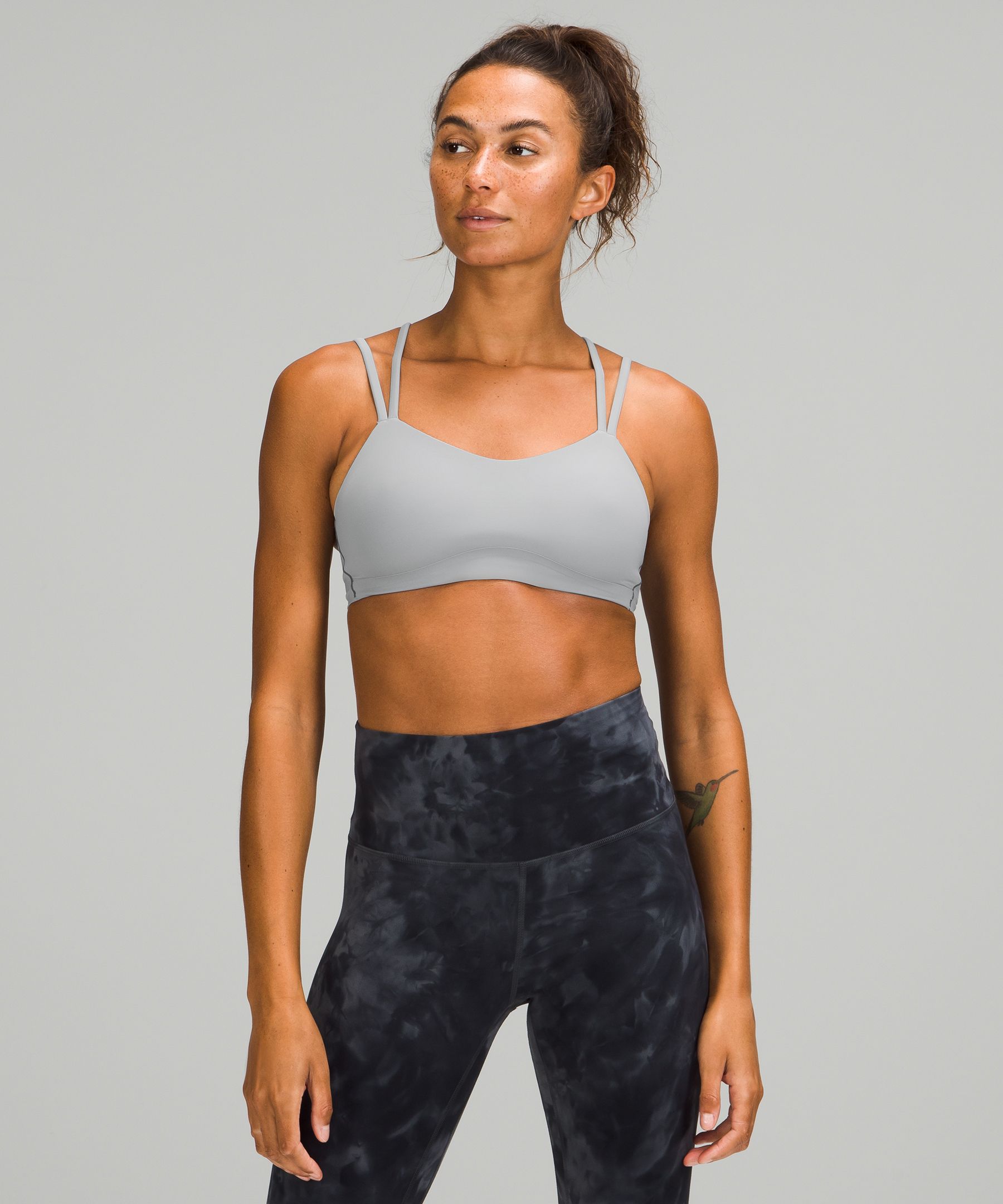 Lululemon Like A Cloud Bra Light Support, B/c Cup In Rhino Grey