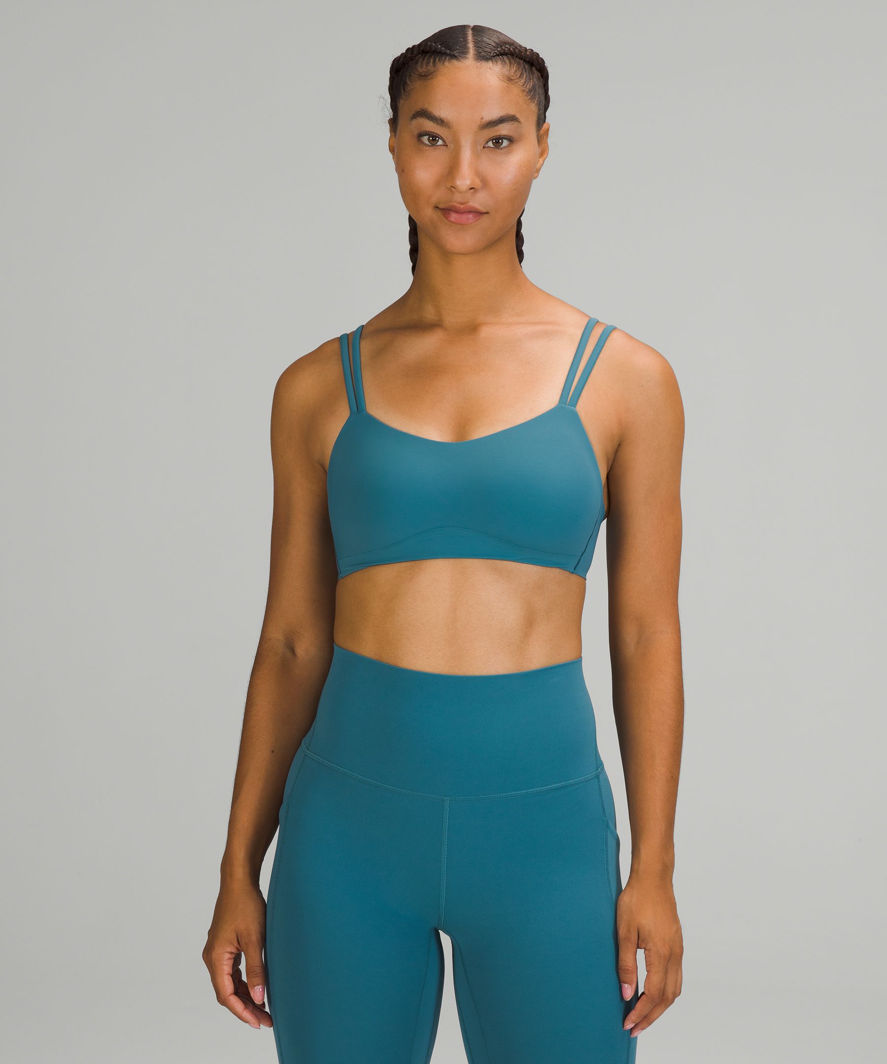 Lululemon Like A Cloud Bra Light Support, B/c Cup In Capture Blue