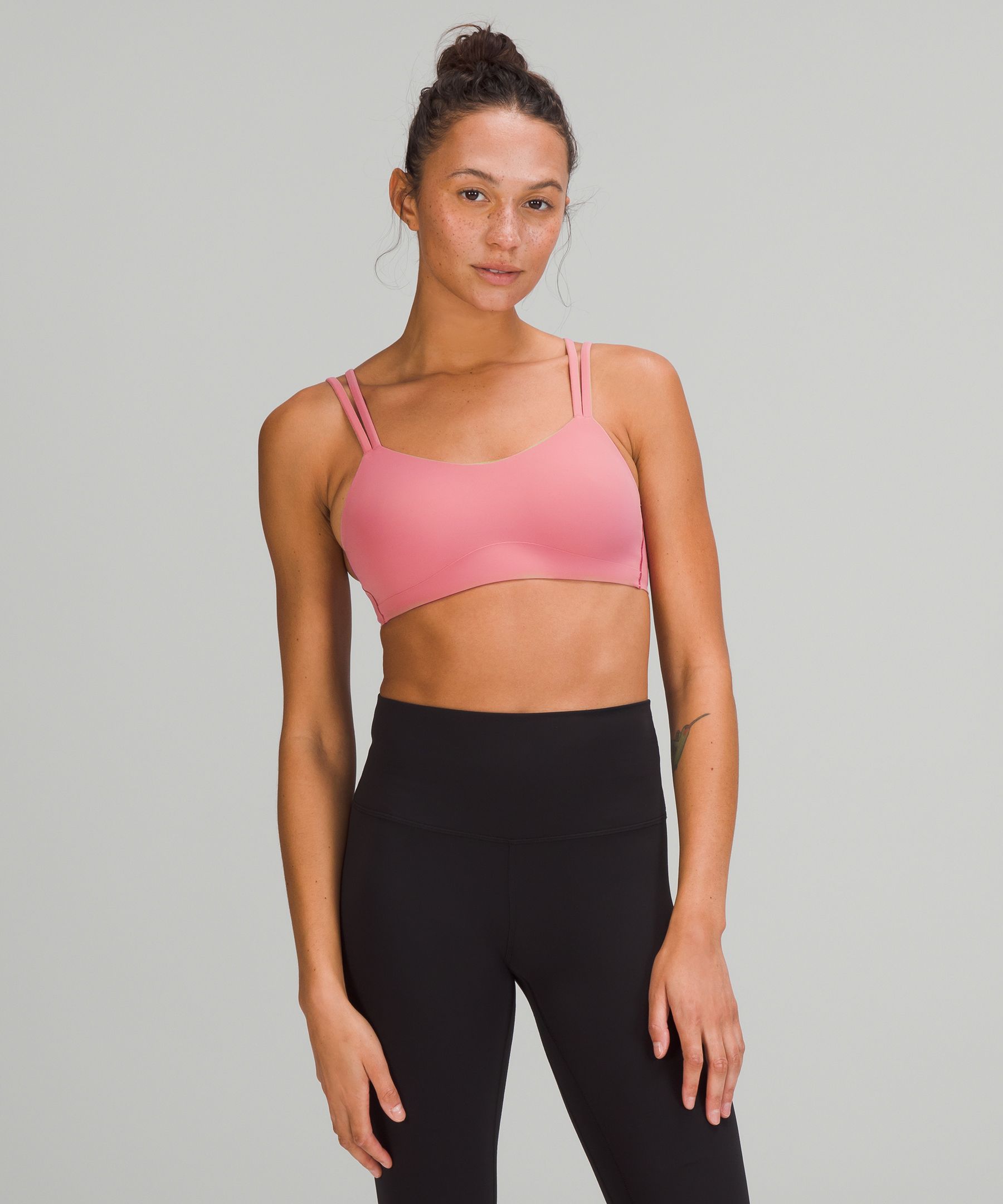Lululemon Like A Cloud Bra Light Support, B/c Cup In Pink Blossom