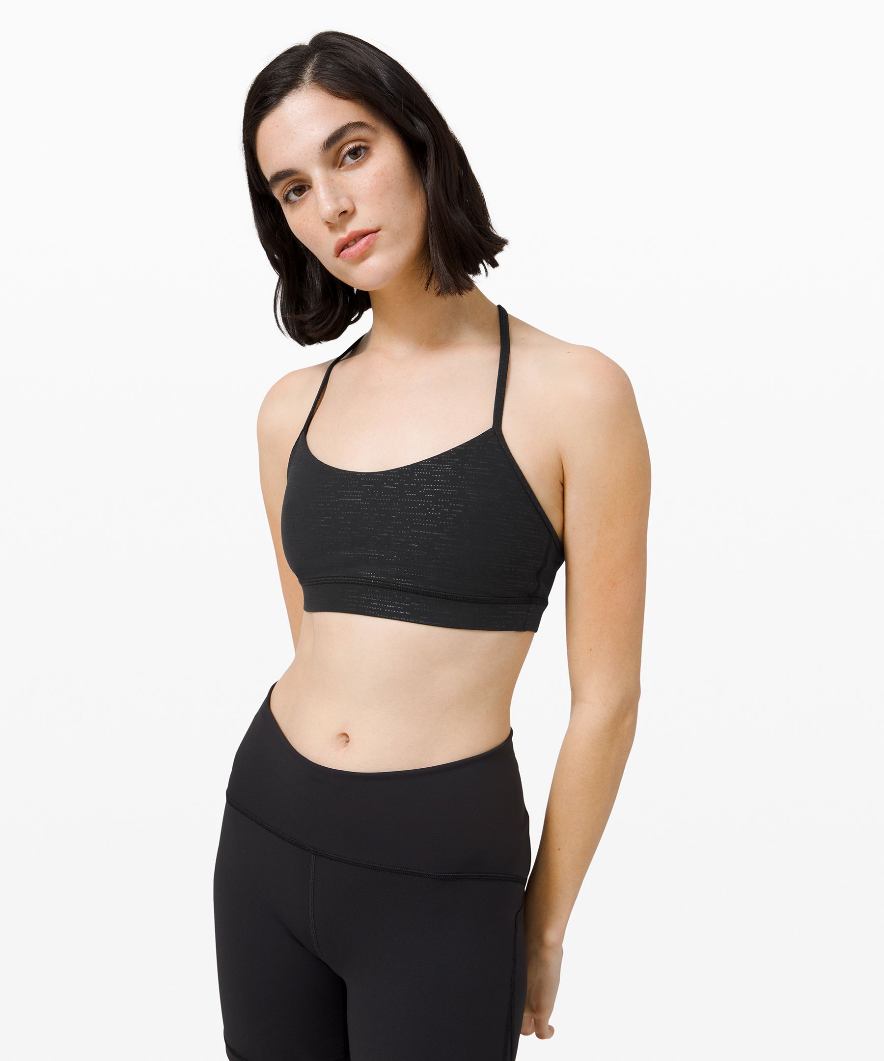 Lululemon Flow Y Bra Nulu *Light Support, B/C Cup - Jade Grey