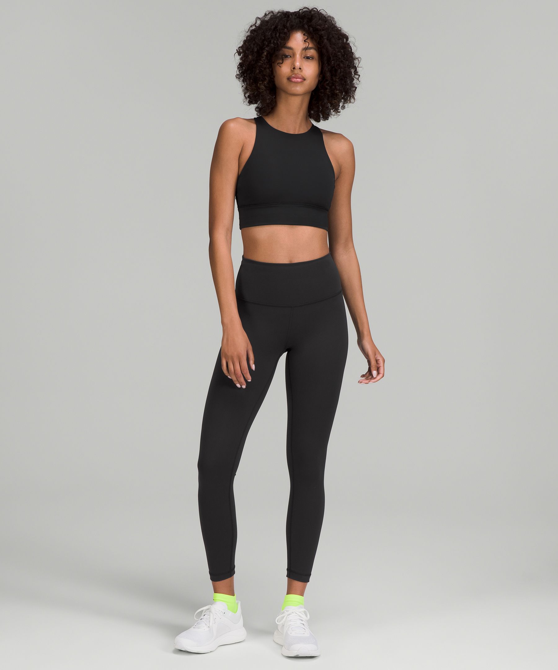 Lululemon FREE TO BE HIGH-NECK LONGLINE BRA, Women's Fashion, Activewear on  Carousell