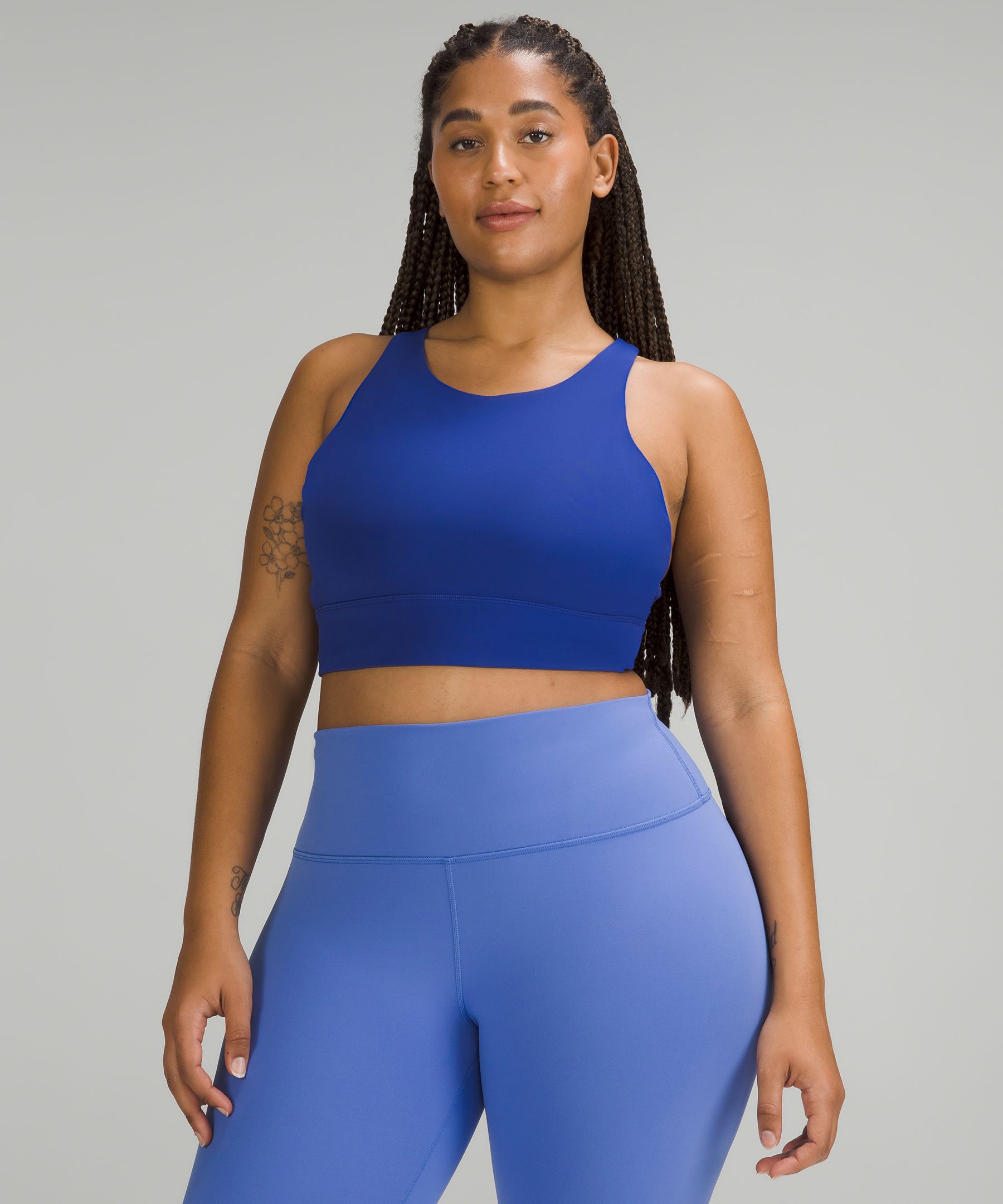 Lululemon Energy High-neck Longline Tough Bra Medium Support, B-d Cups