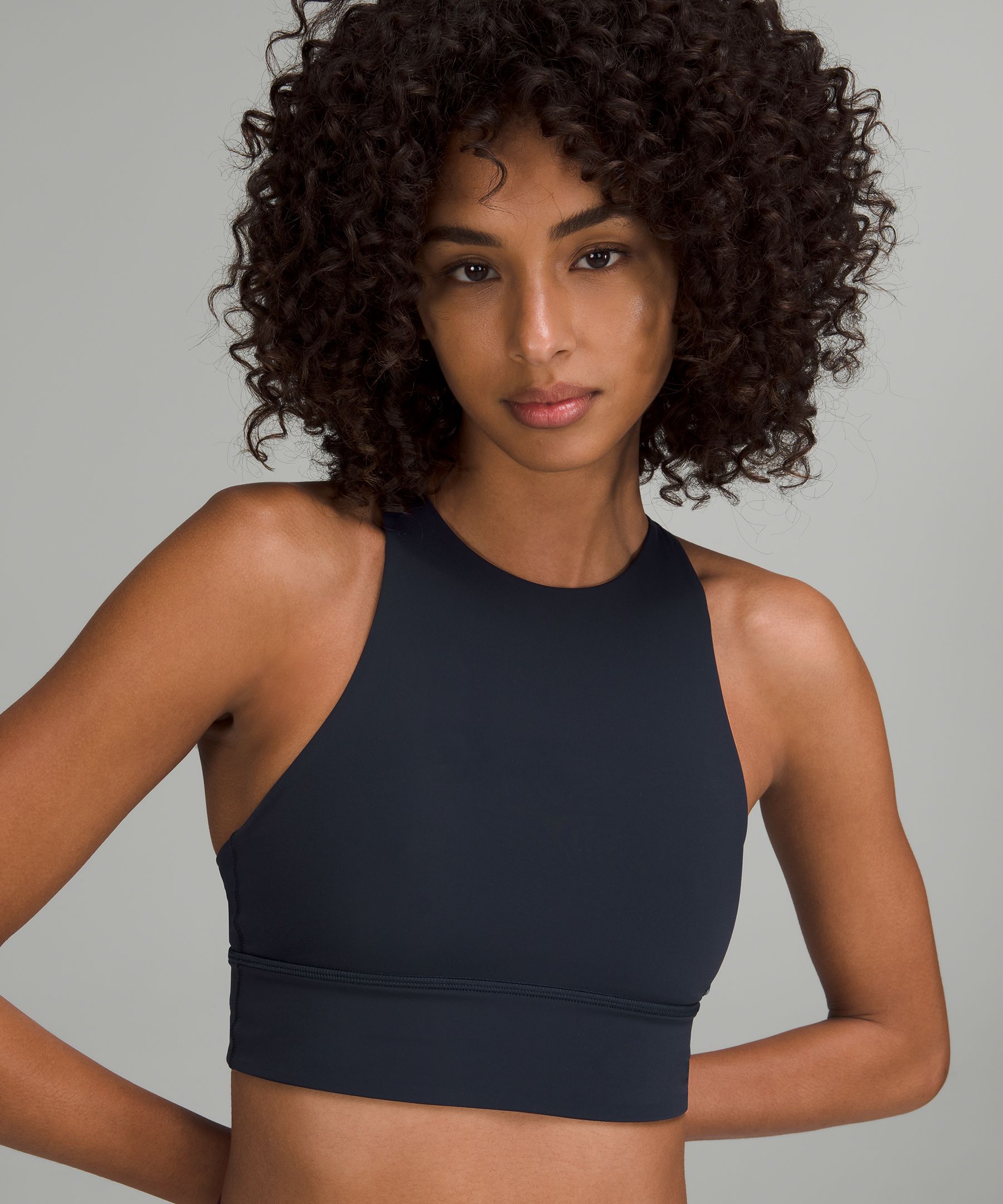 Lululemon + Energy High-Neck Longline Tough BraMedium Support, B–D Cups