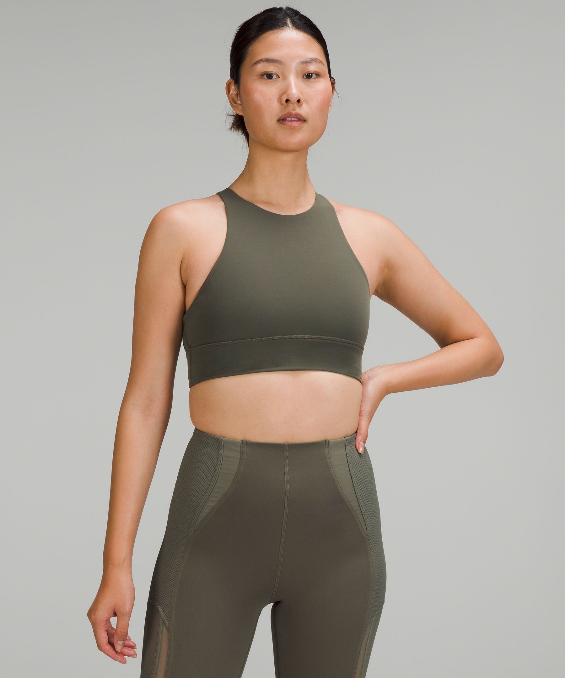 Lululemon Energy High-neck Longline Tough Bra Medium Support, B-d Cups