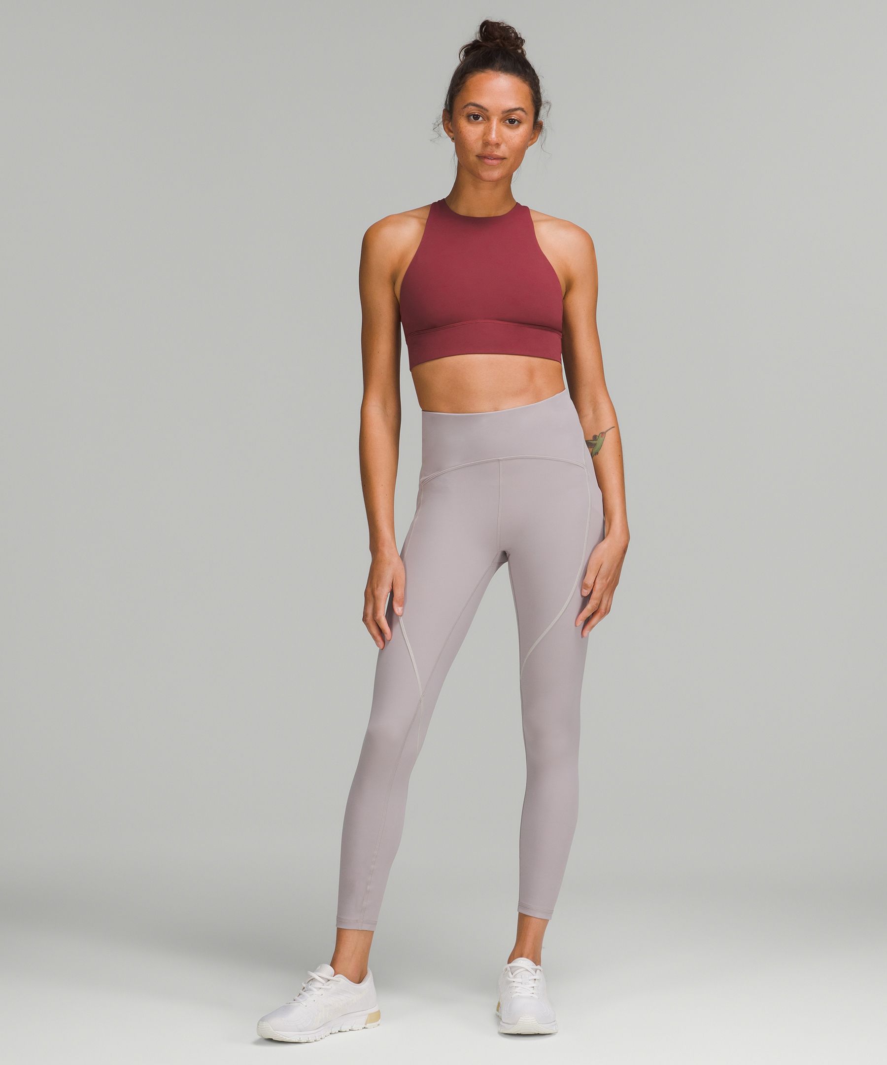 lululemon Energy High-Neck Longline Bra Medium Support, B-D Cups *Tough