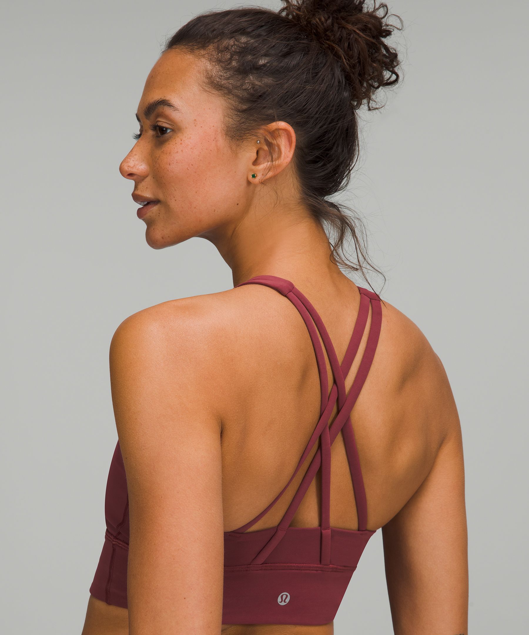 lululemon Energy High-Neck Longline Bra Medium Support, B-D Cups *Tough
