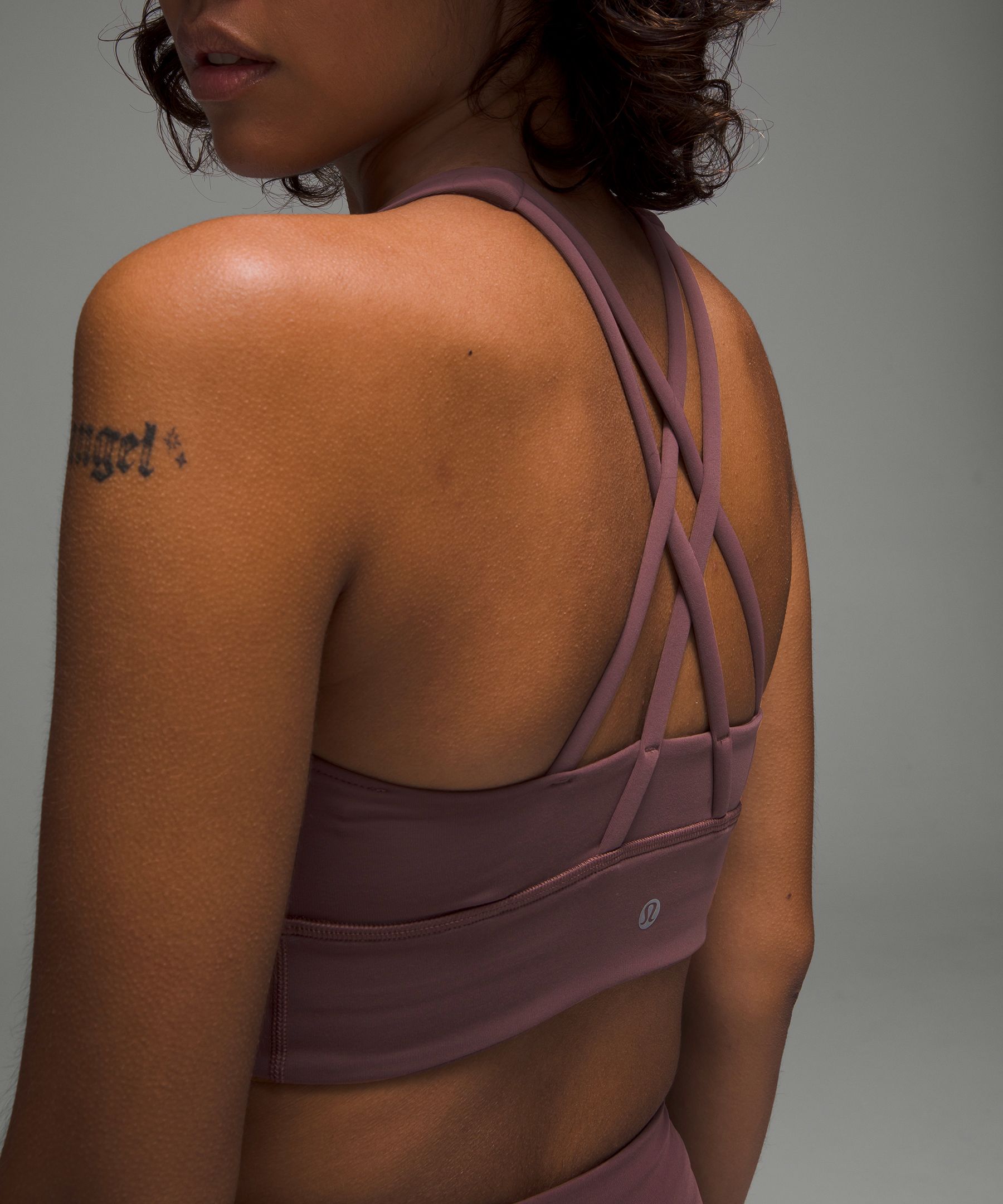 lululemon Energy High-Neck Longline Bra Medium Support, B-D Cups *Tough