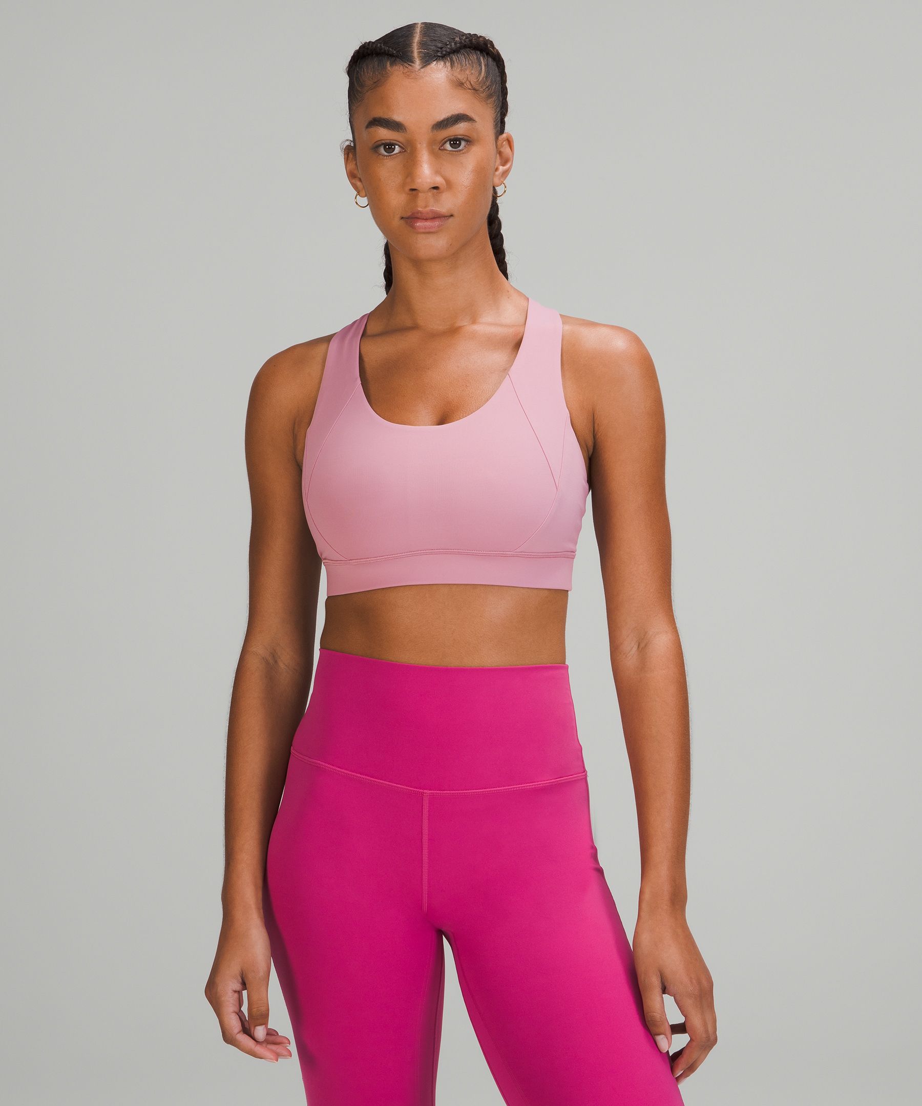 Lululemon Free To Be Elevated Bra Light Support, Dd/ddd(e) Cup In Pink Taupe