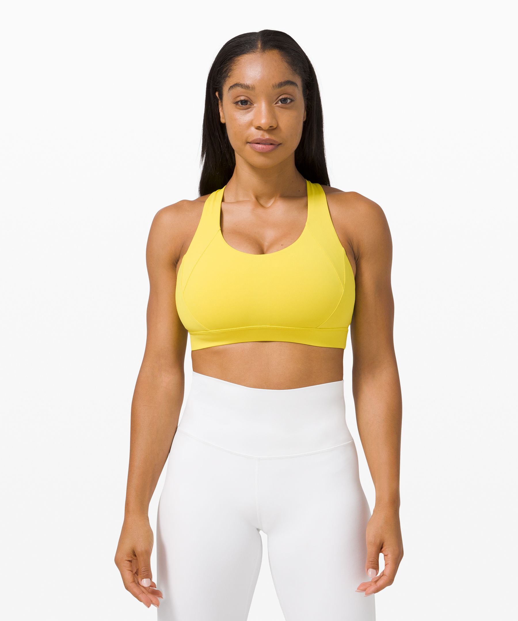 Lululemon Free To Be Elevated Bra *light Support, Dd/e Cup In Yellow