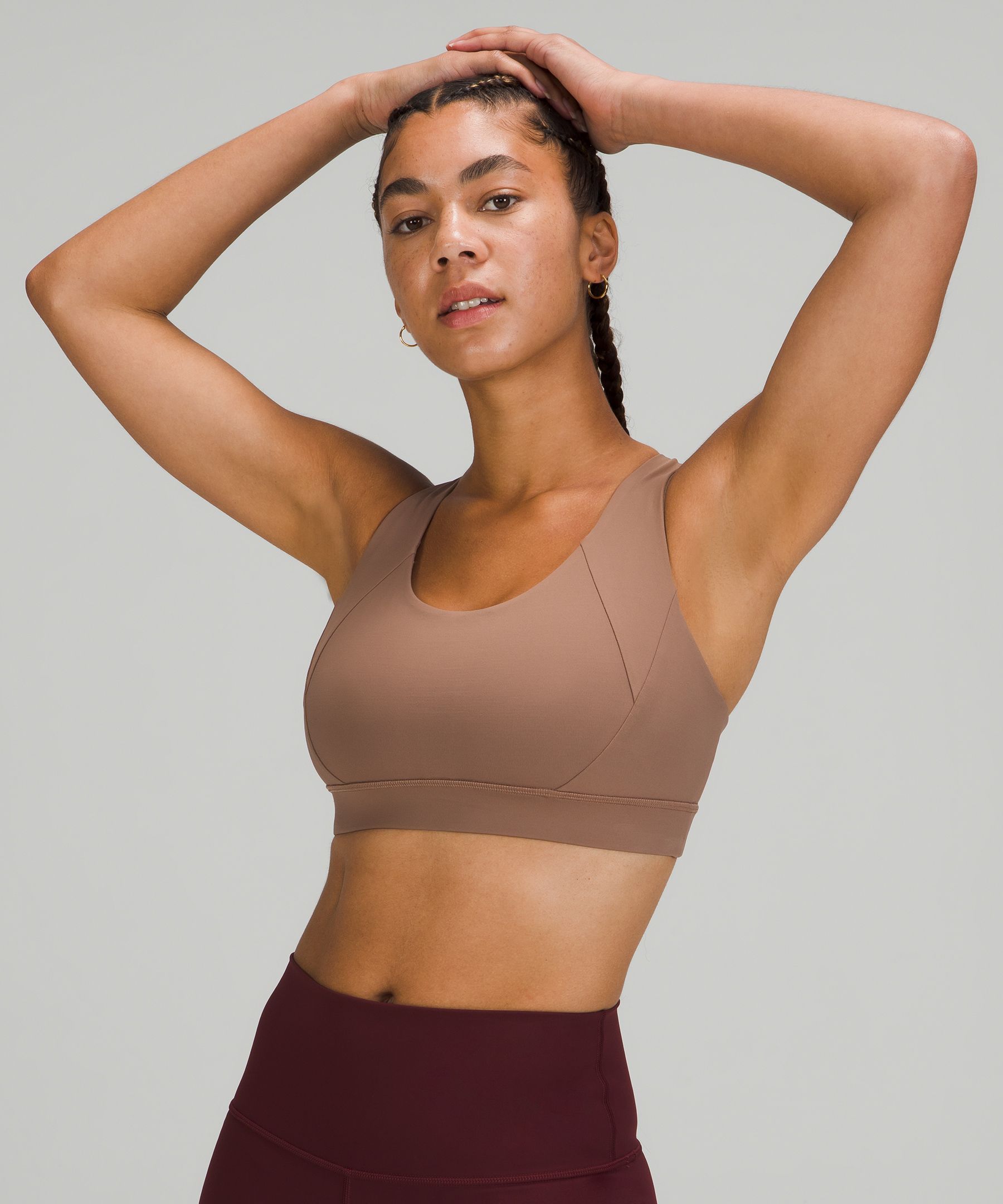 Lululemon Free To Be Elevated Bra *light Support, Dd/e Cup In Cacao